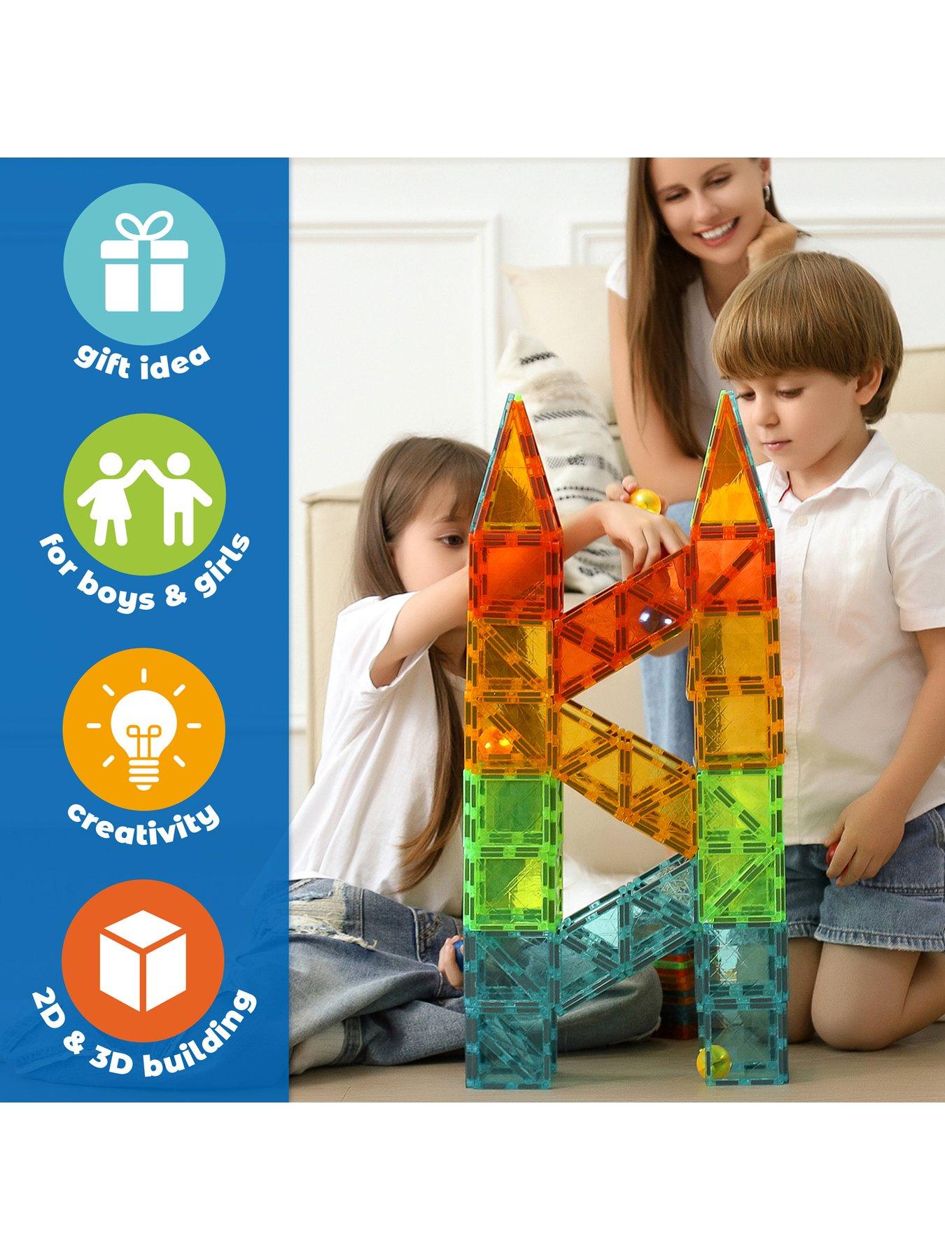 Image 6 of 7 of Geomag Magnetic Tiles Gems 100 pcs