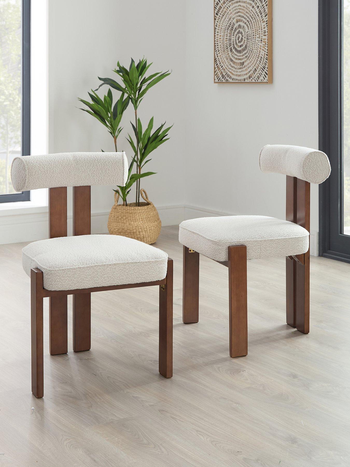 Image 1 of 6 of The Very Collection Amber Pair Of Dining Chairs - FSC Certified&reg;