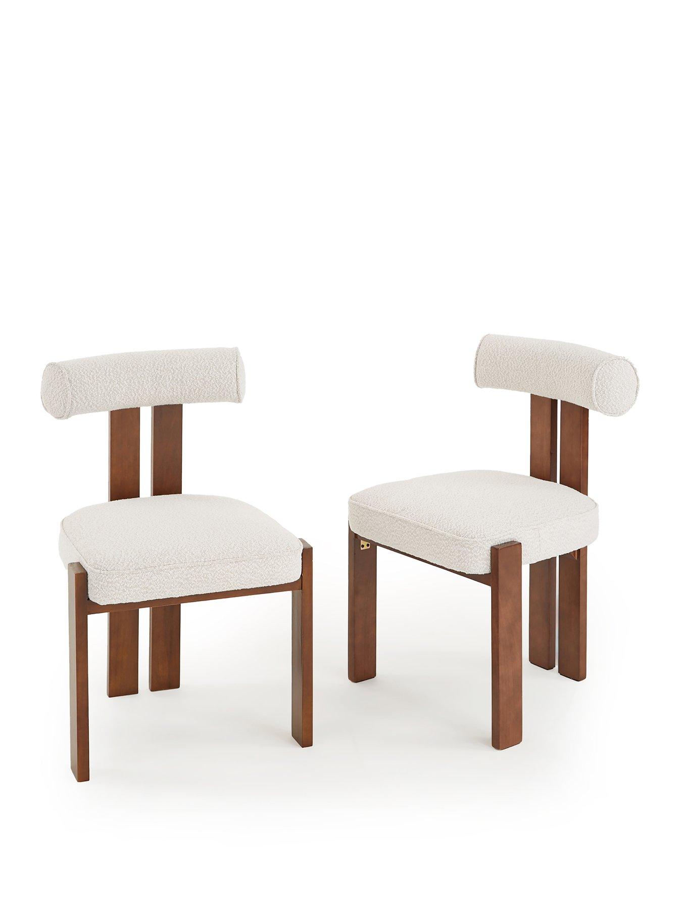Image 2 of 6 of The Very Collection Amber Pair Of Dining Chairs - FSC Certified&reg;