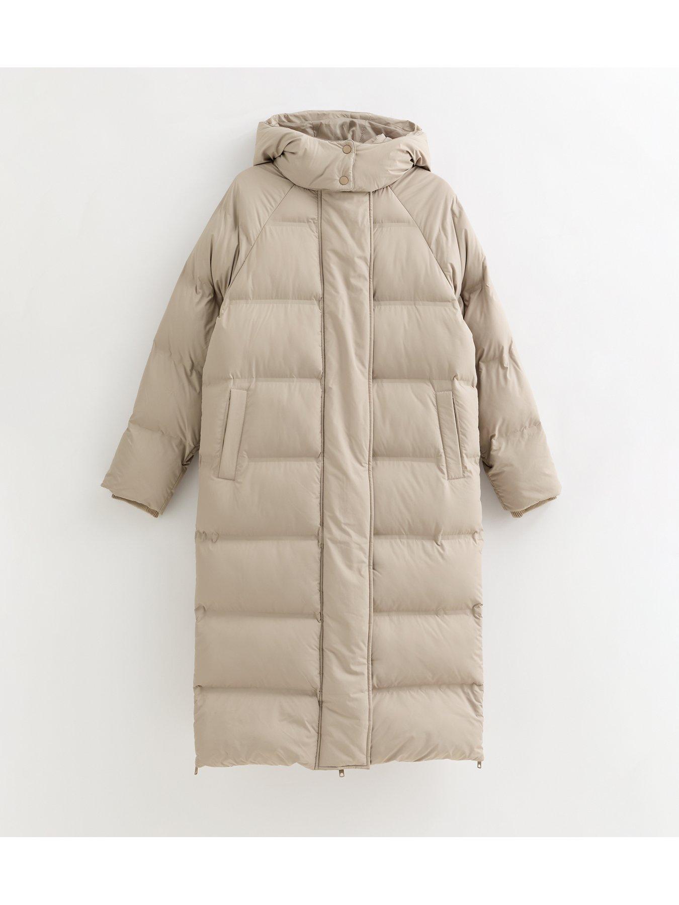 Image 6 of 6 of New Look Longline Padded Puffer Coat - Mink