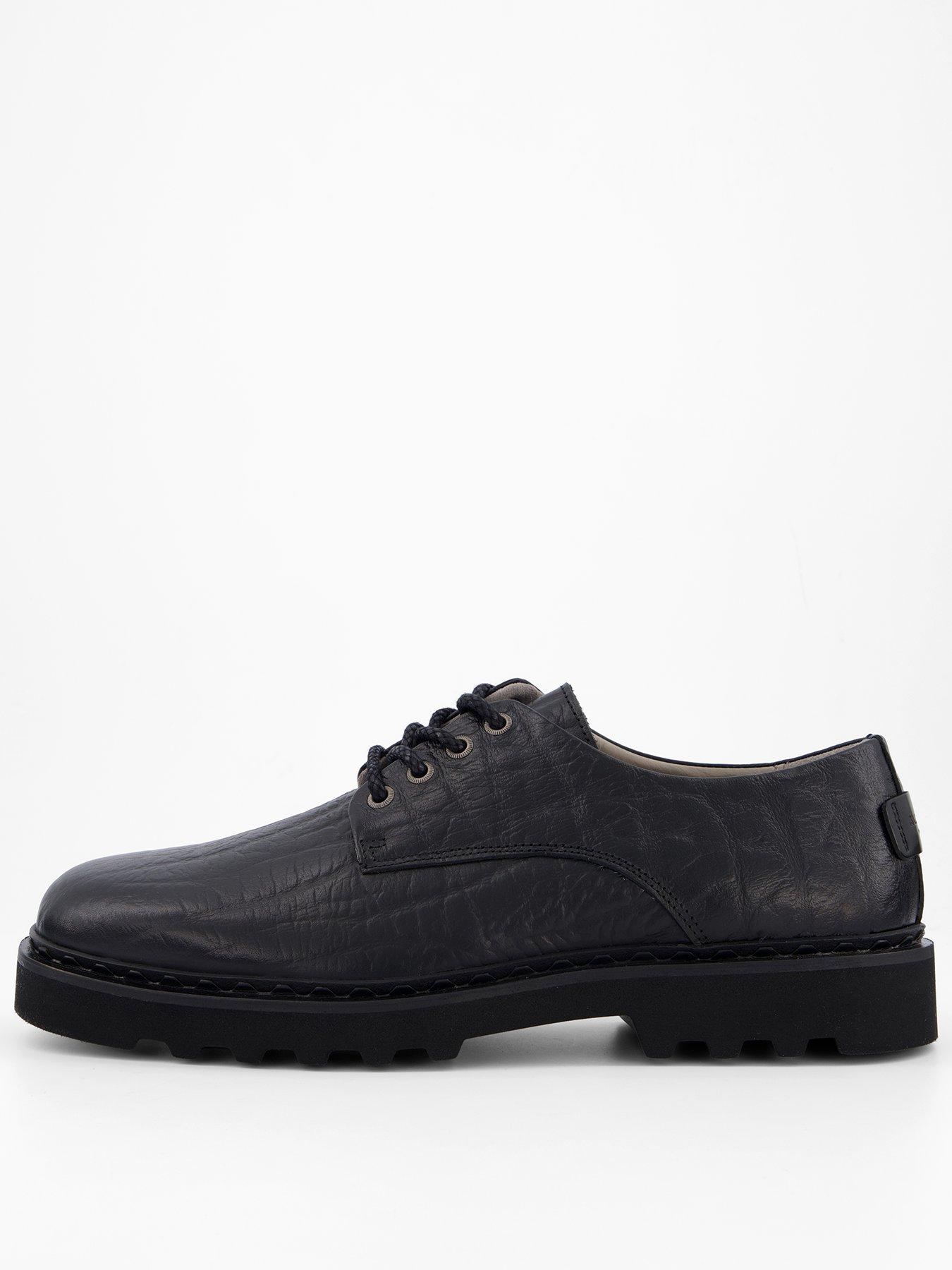 AllSaints All Saints Skiff Leather Derby Shoe - Black
