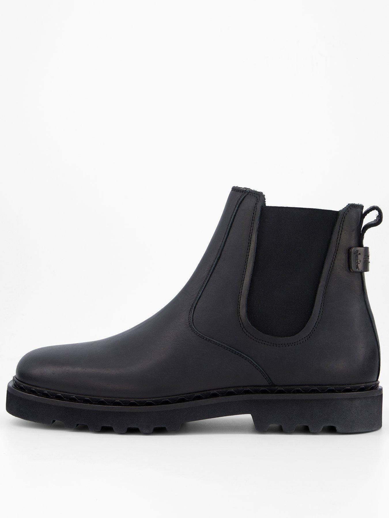 AllSaints All Saints Skiff Leather Chelsea Boot - Black