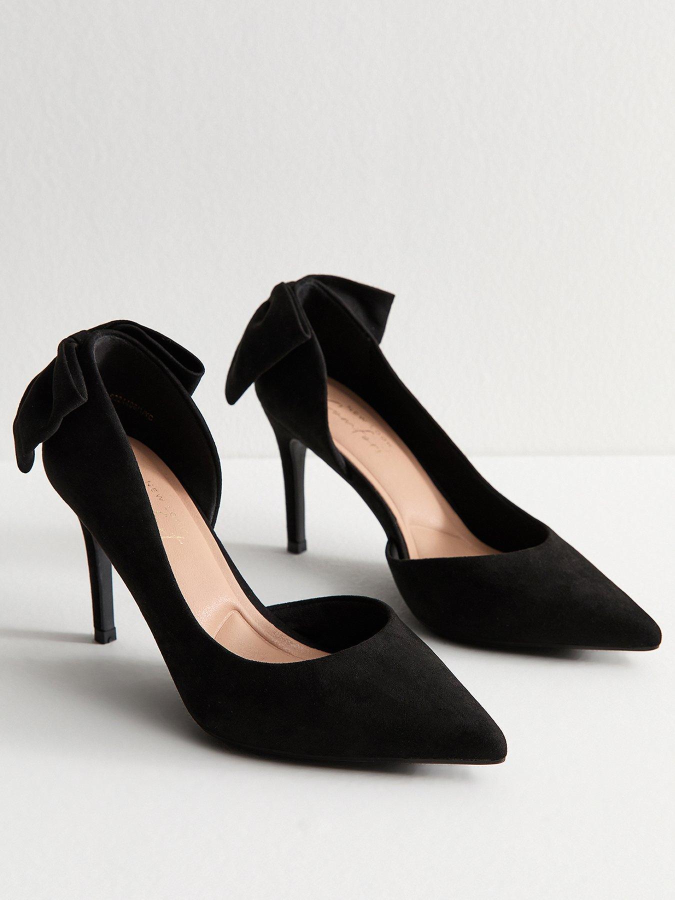 New Look Black Court Heels Wide Fit New Look Wide Fit Ladies Black
