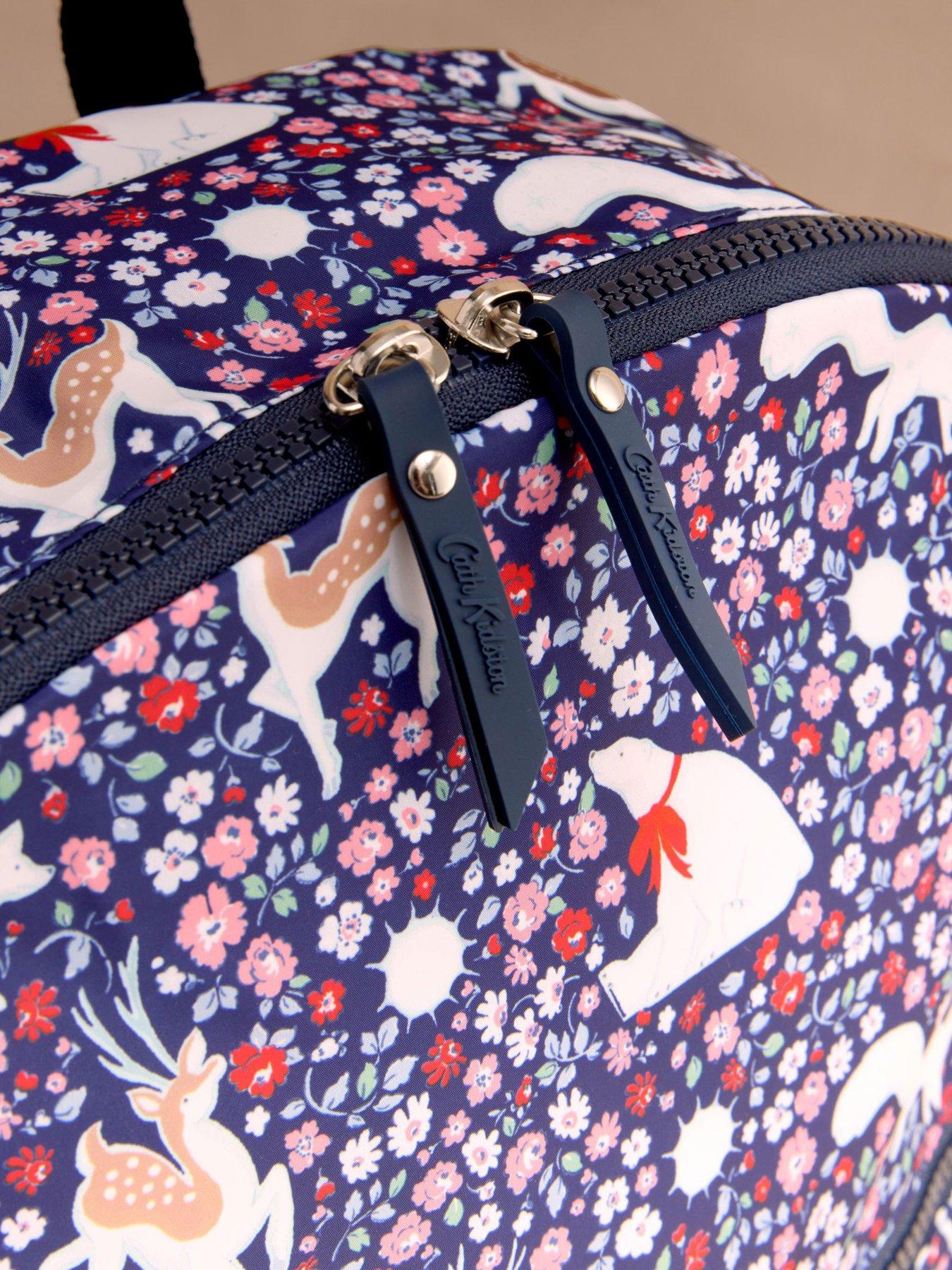 Image 3 of 5 of Cath Kidston Polar Ditsy Backpack - Navy