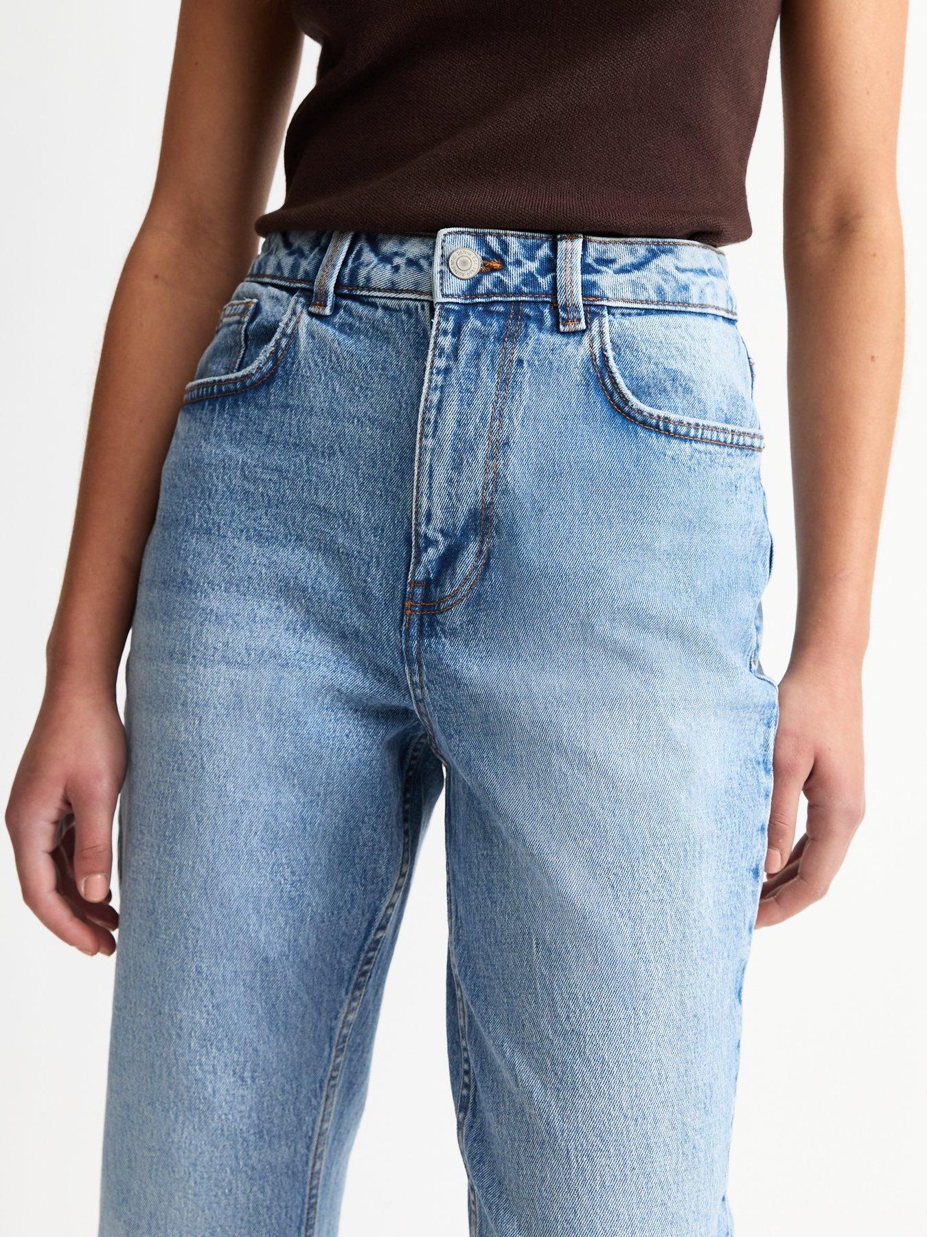 New Look Light Blue Hannah Ankle Grazer Straight Leg Jeans Very