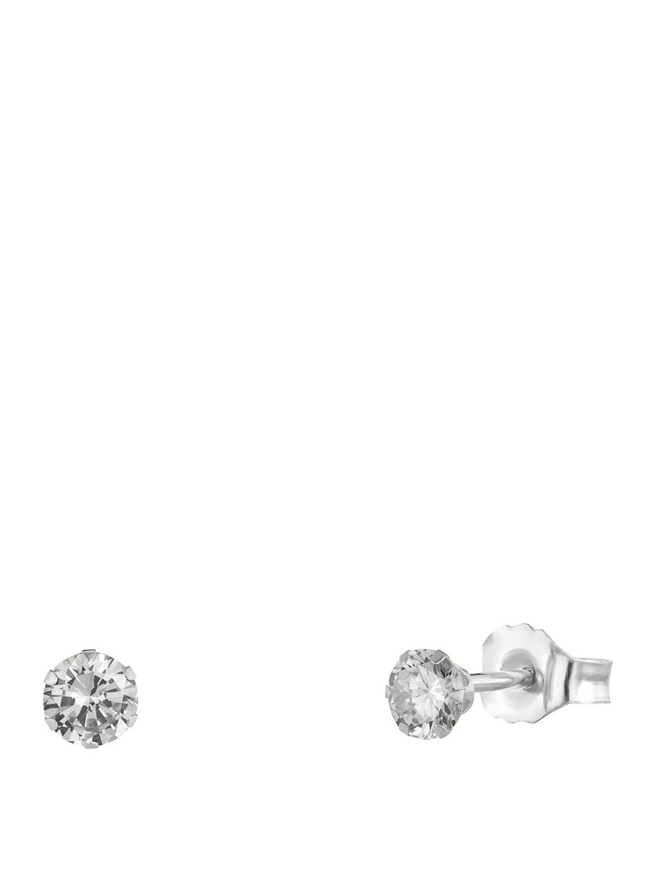 the-love-collection-sterling-silver-3mm-cz-birthstone-stud-earrings