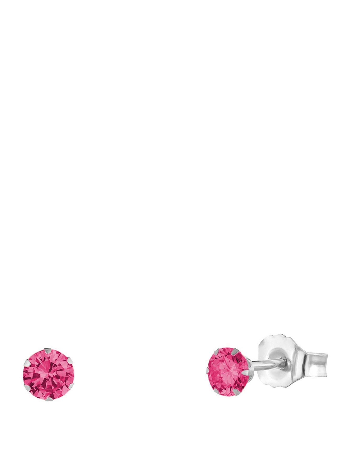 the-love-collection-sterling-silver-3mm-cz-birthstone-stud-earrings