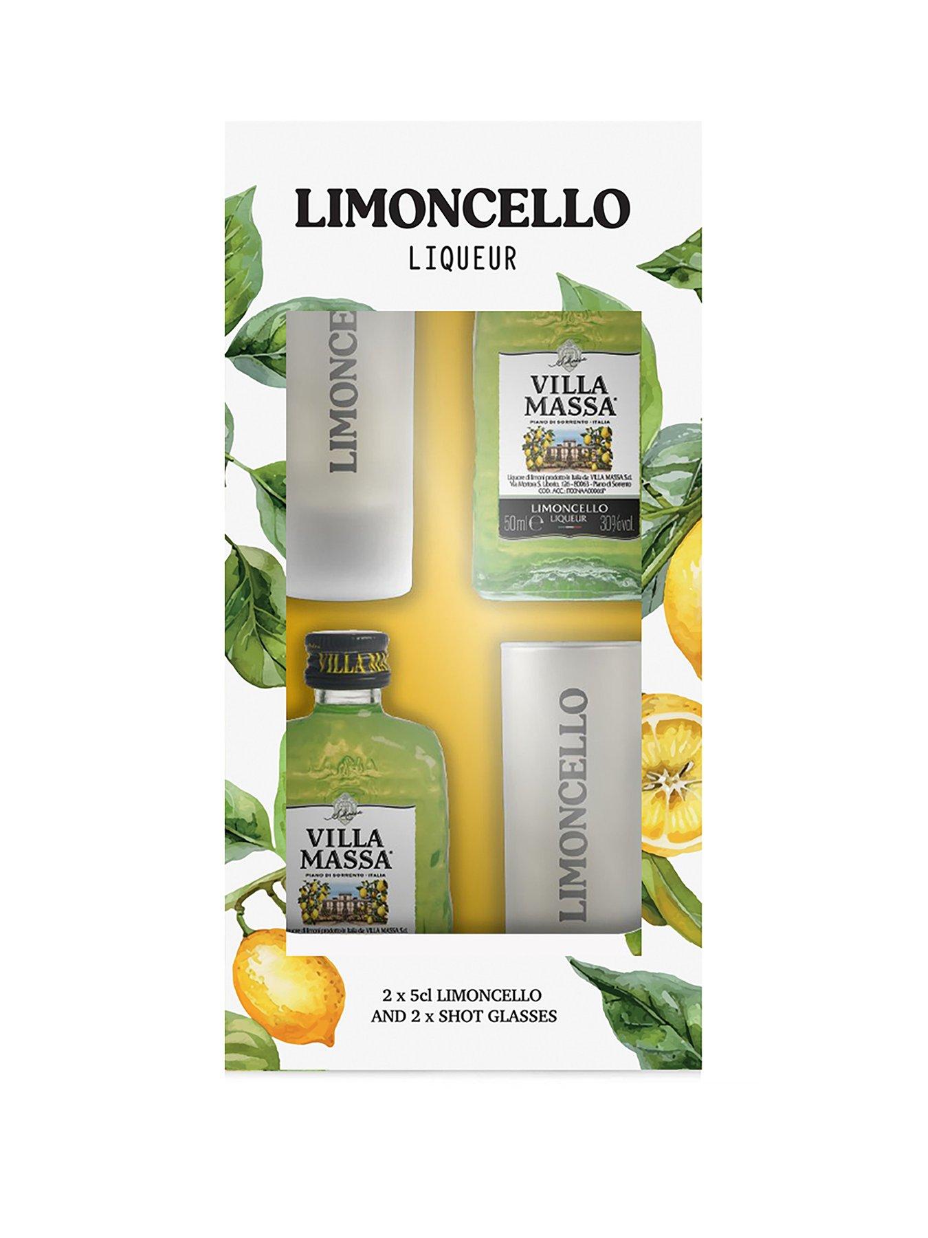 Limoncello - 2 x 5cl and 2 x Shot Glasses