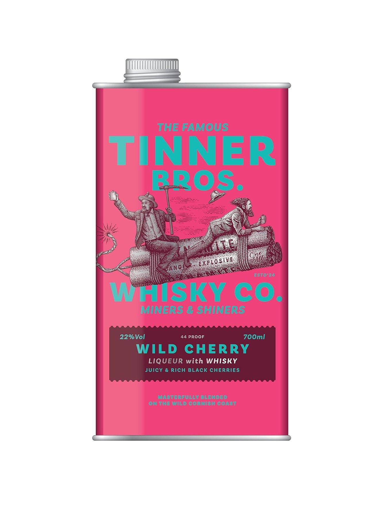 Tinner Bros. Wild Cherry Whisky Liqueur. 70cl 22% ABV.