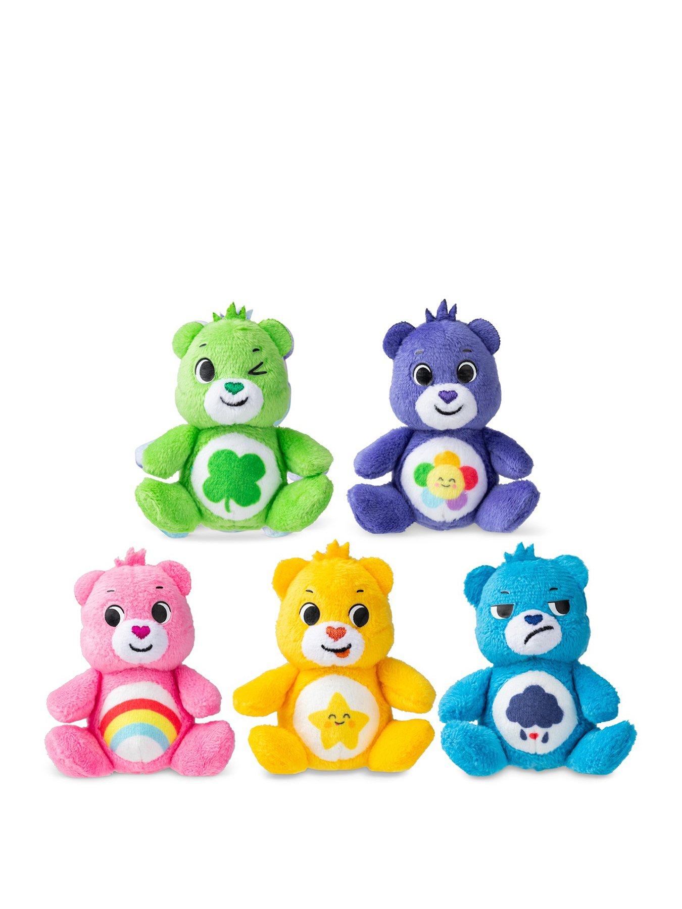 Care Bears Micro Plush 5 Pack (Cheer Bear, Laugh-A-Lot Bear, Good Luck Bear, Grumpy Bear  &  Harmony Bear)