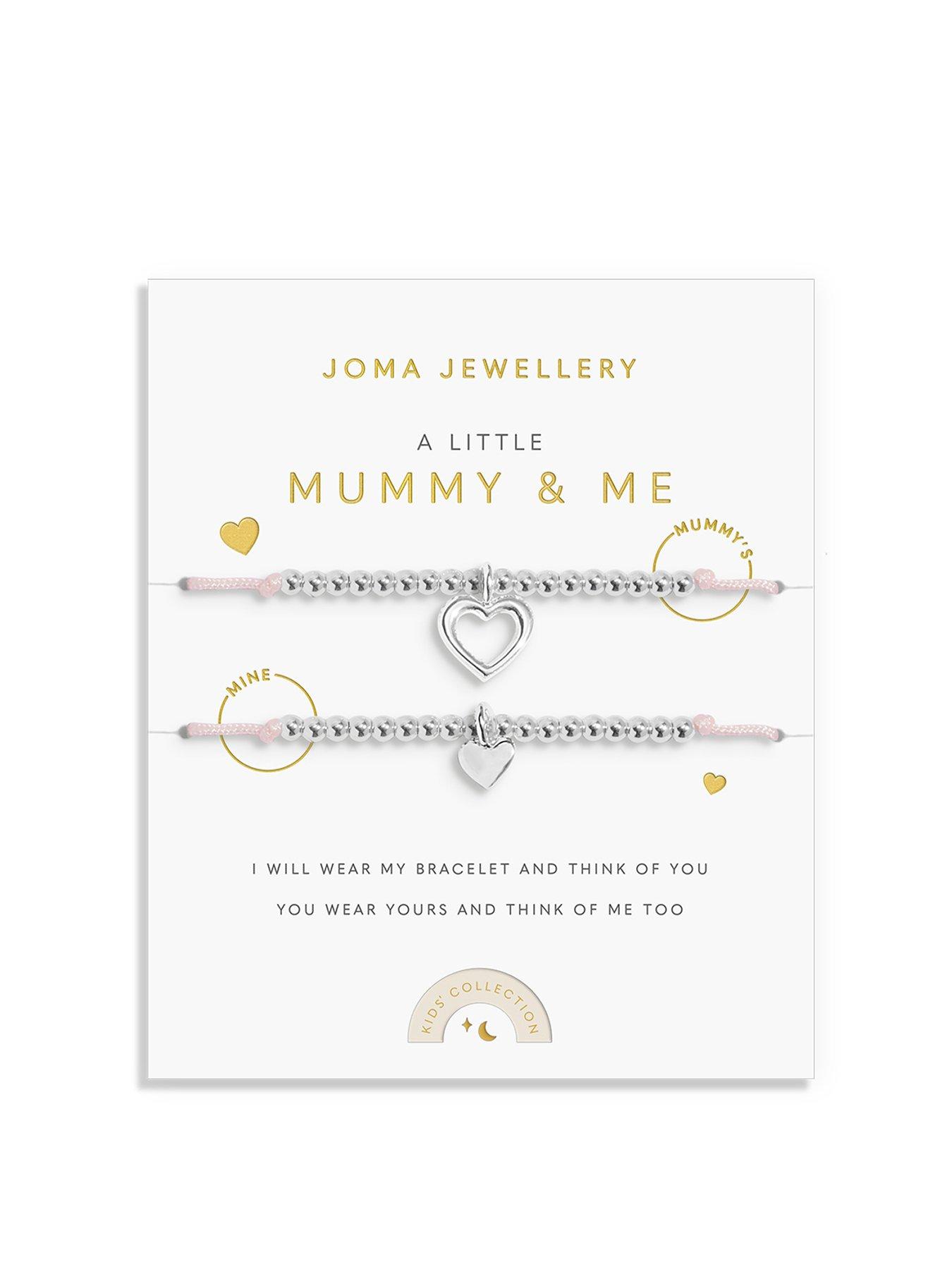 undefined DUO A LITTLE , MUMMY AND ME , Silver Plated , Two Bracelets , 24.5cm adjustable & 22.5cm adjustable