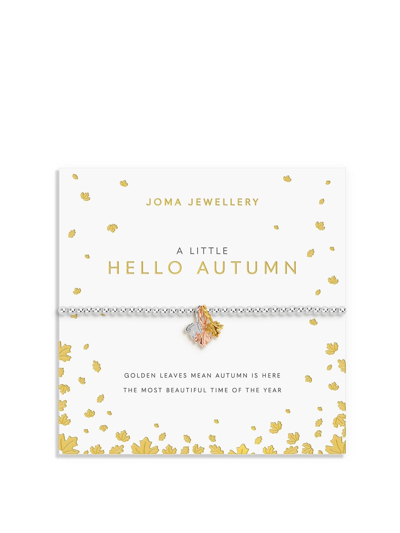 undefined A LITTLE , HELLO AUTUMN , Silver, Gold & Rose Gold Plated , Bracelet , 17.5cm stretch