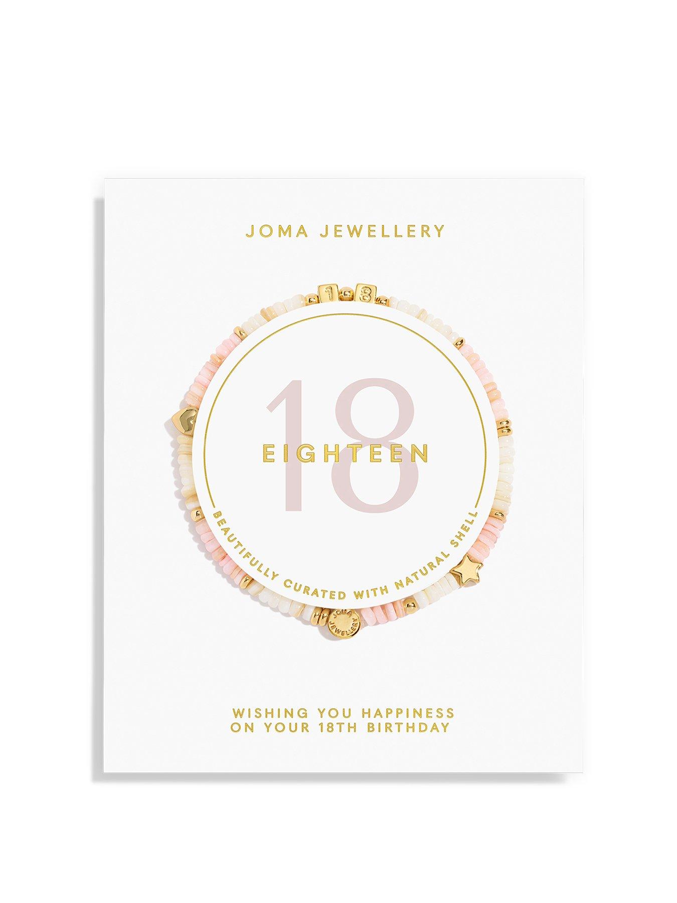 undefined HAPPY LITTLE MOMENTS , 18TH BIRTHDAY , Gold Plated , Bracelet , 17.5cm stretch