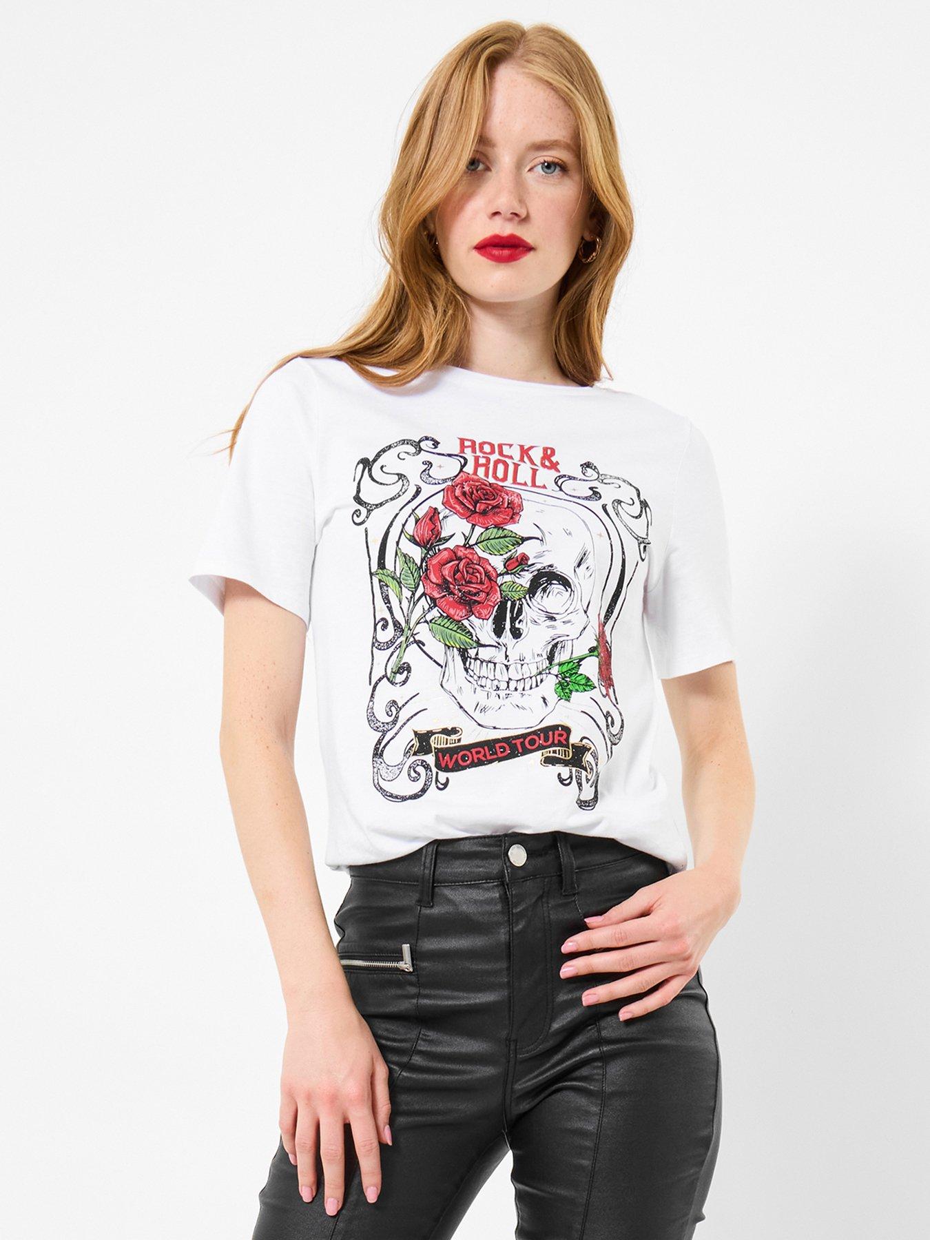 undefined Rock And Roll T Shirt - White