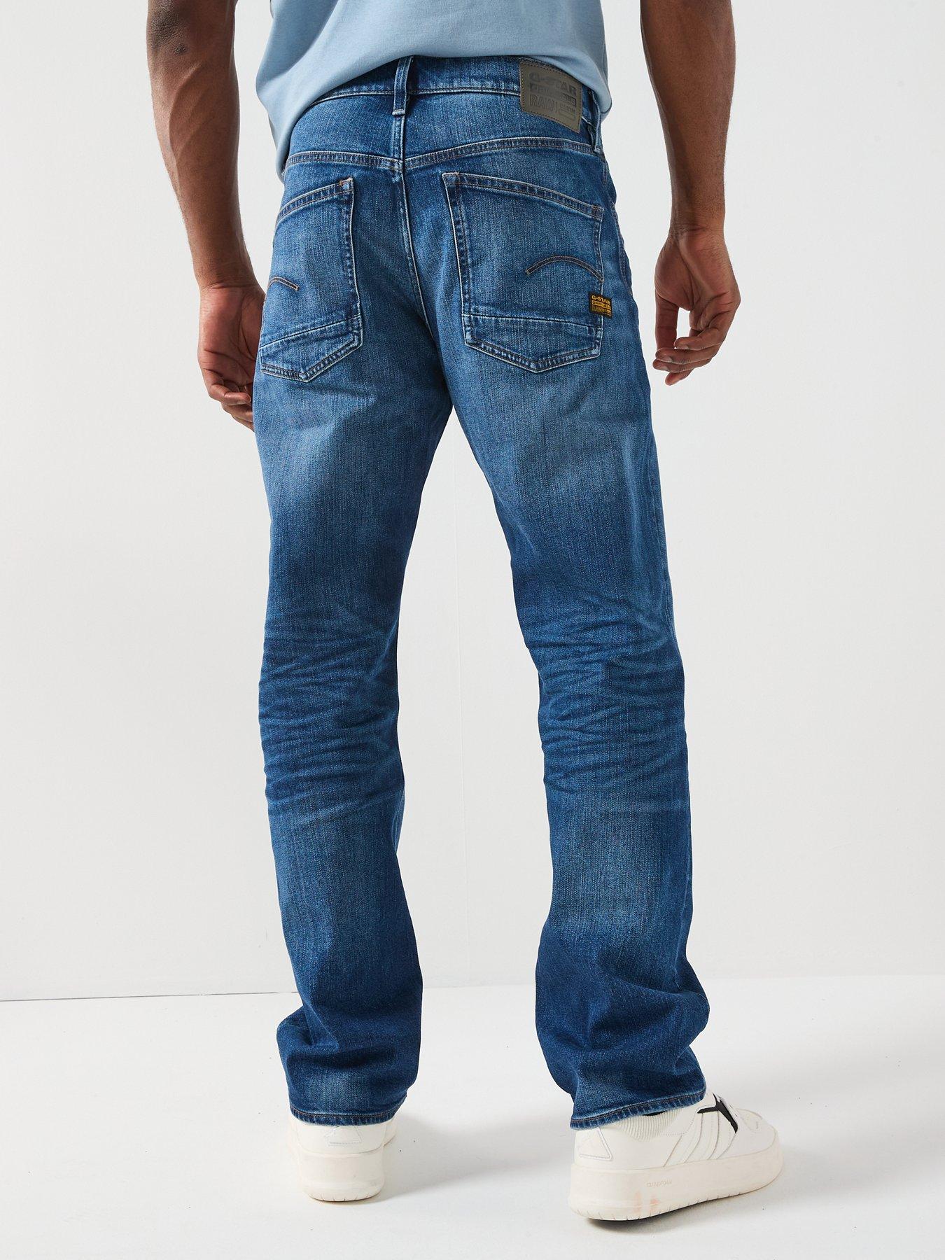 G-Star RAW Dakota Regular Straight Fit Jeans - Blue | Very