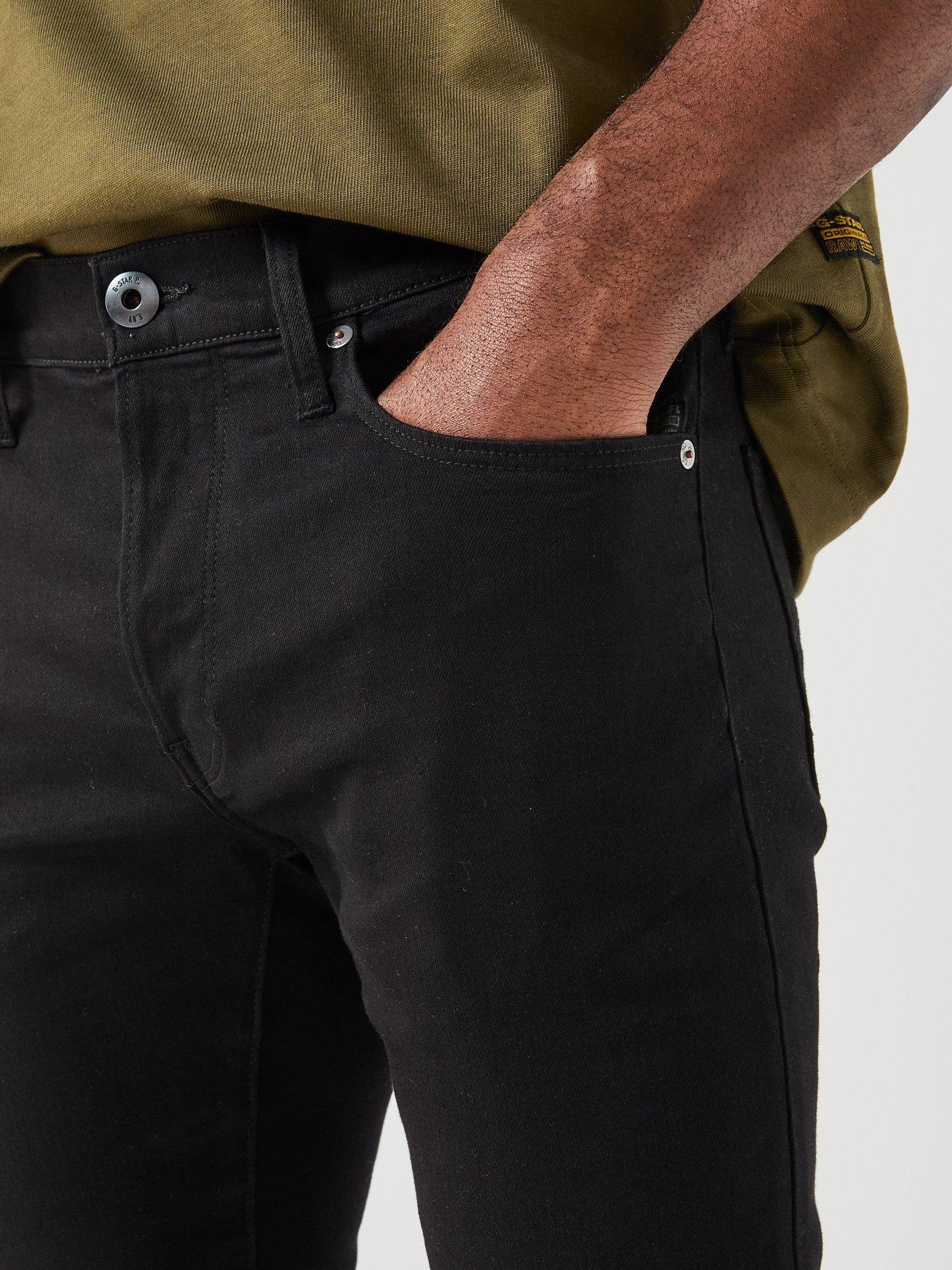Image 4 of 6 of G-Star RAW 3301 Slim Fit Jeans - Black