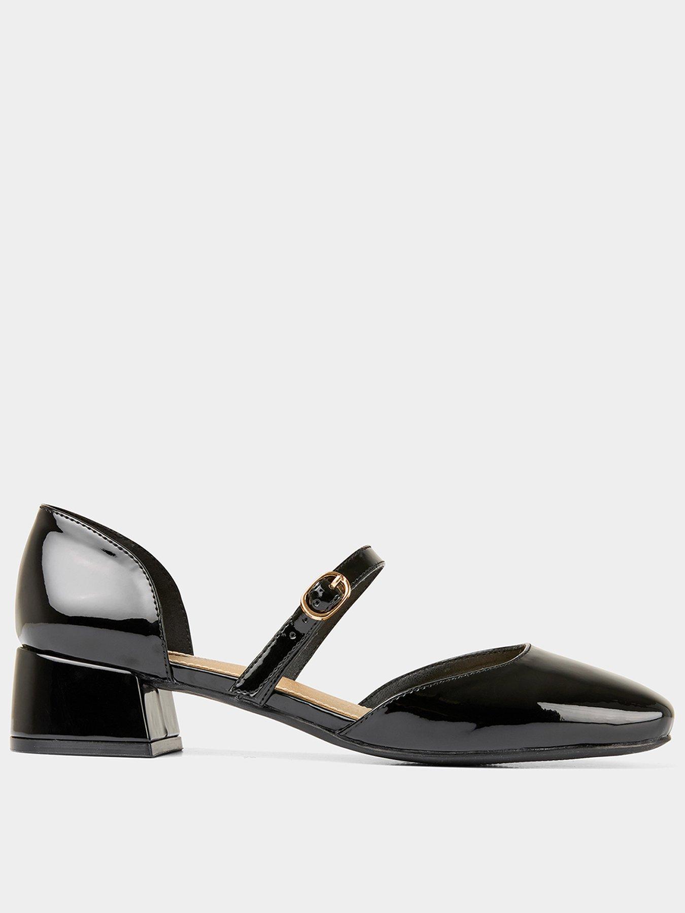 undefined Café In Lille Mid Strap Shoes - Black