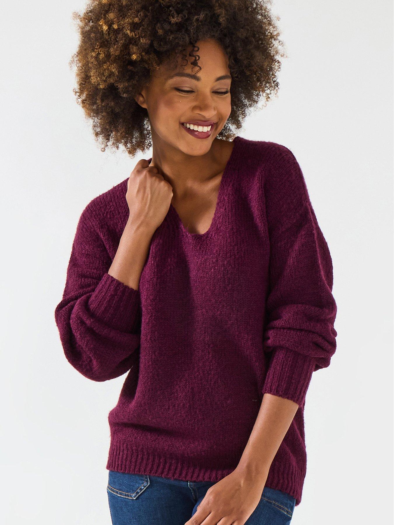 Joe Browns Oh So Cosy Jumper - Berry