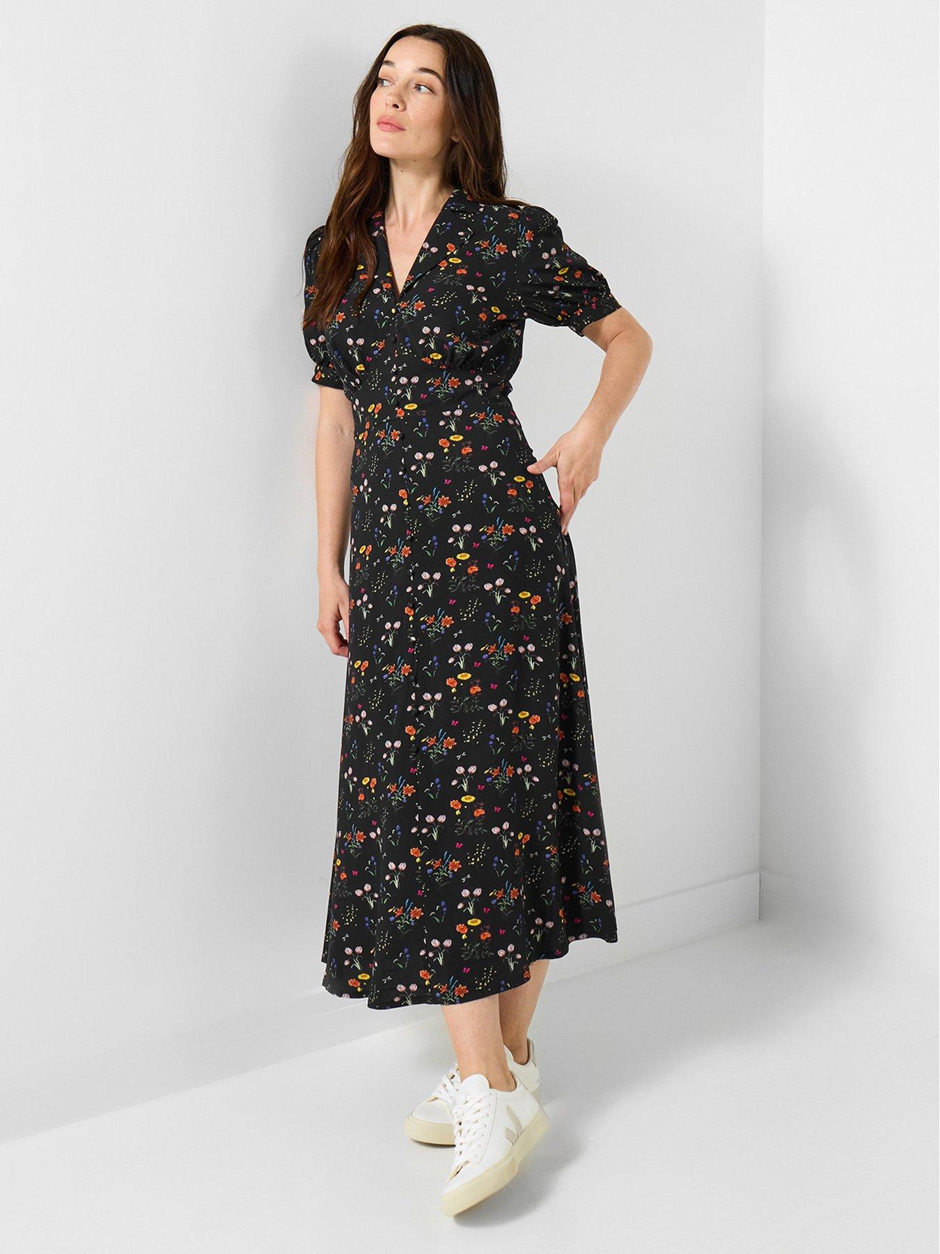 Joe Browns Pop Of Colour Tea Dress - Black