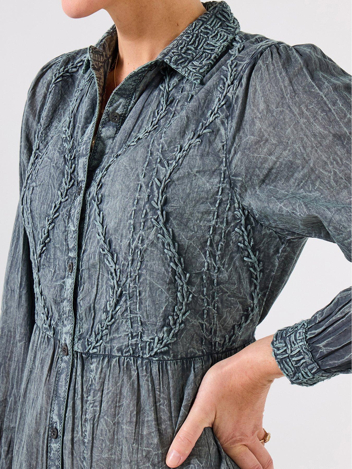 sachin and babi light blue dress Free People Shirt dress - grey - (Pre-owned)
