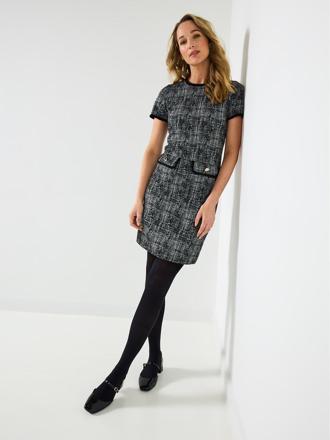 undefined Trudy Shift Dress - Black