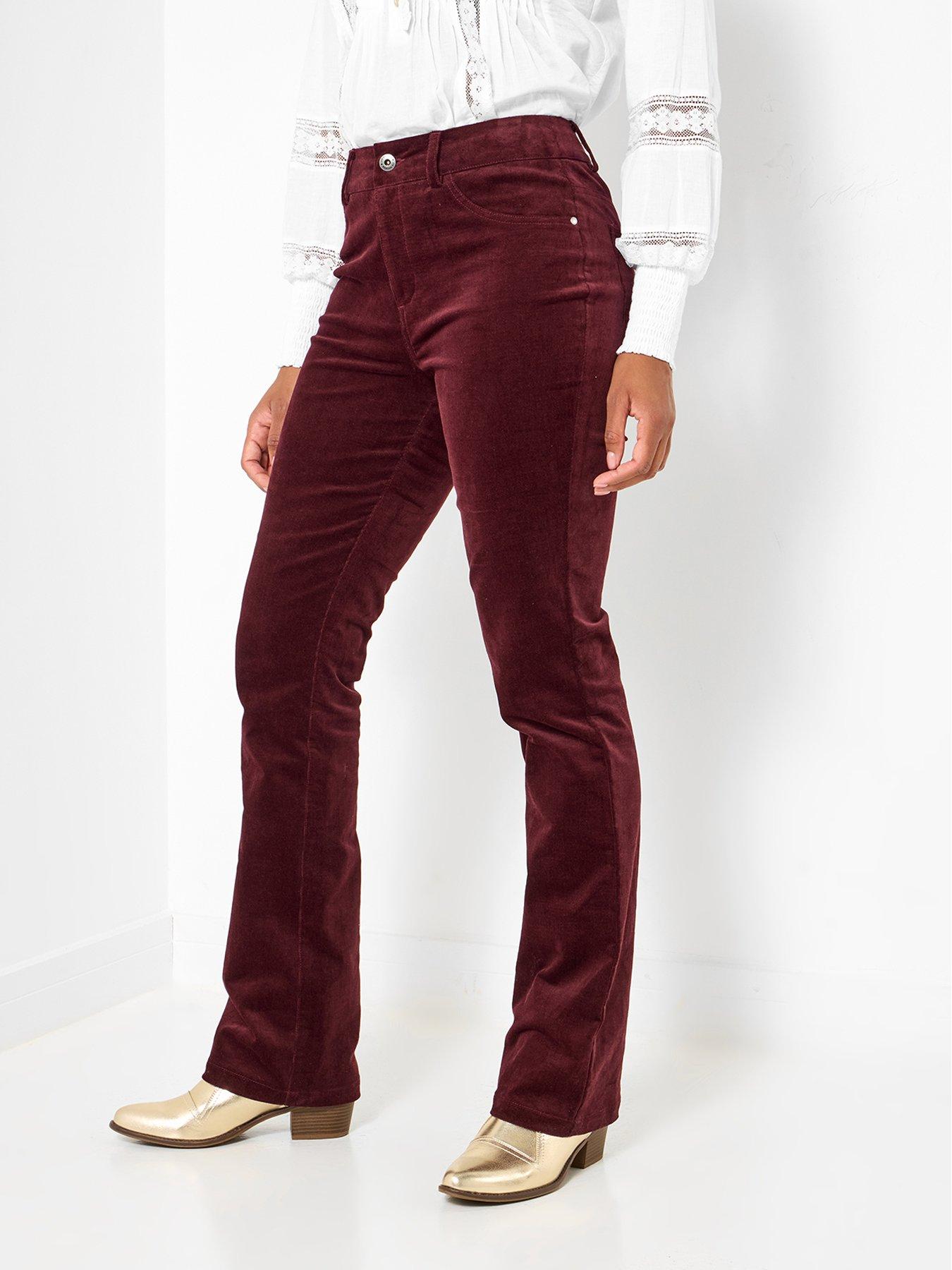 Joe Browns Marvellous Moleskin Trouser  - Berry