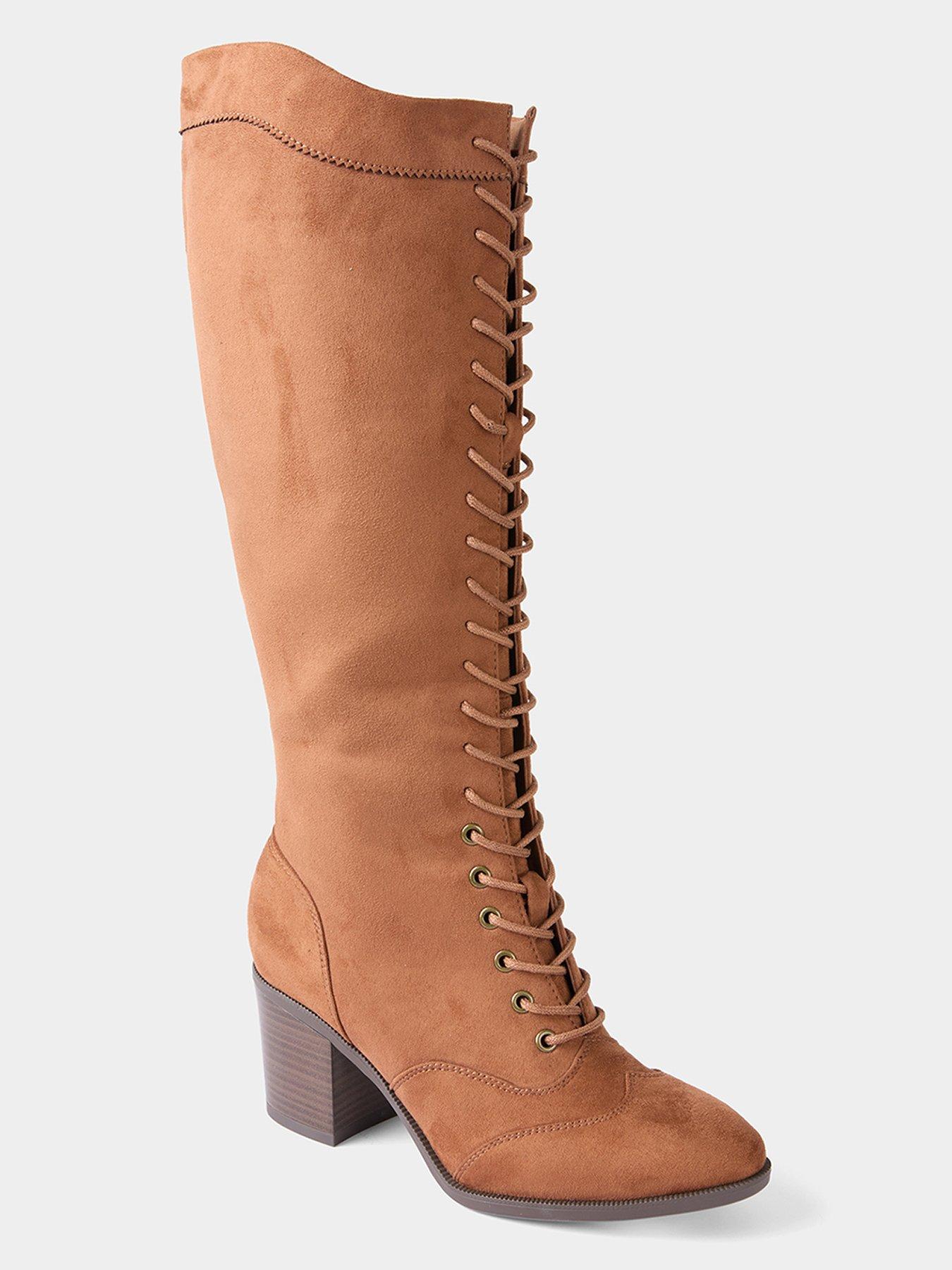Image 4 of 6 of Joe Browns My Own Way Lace Up Boots - Tan