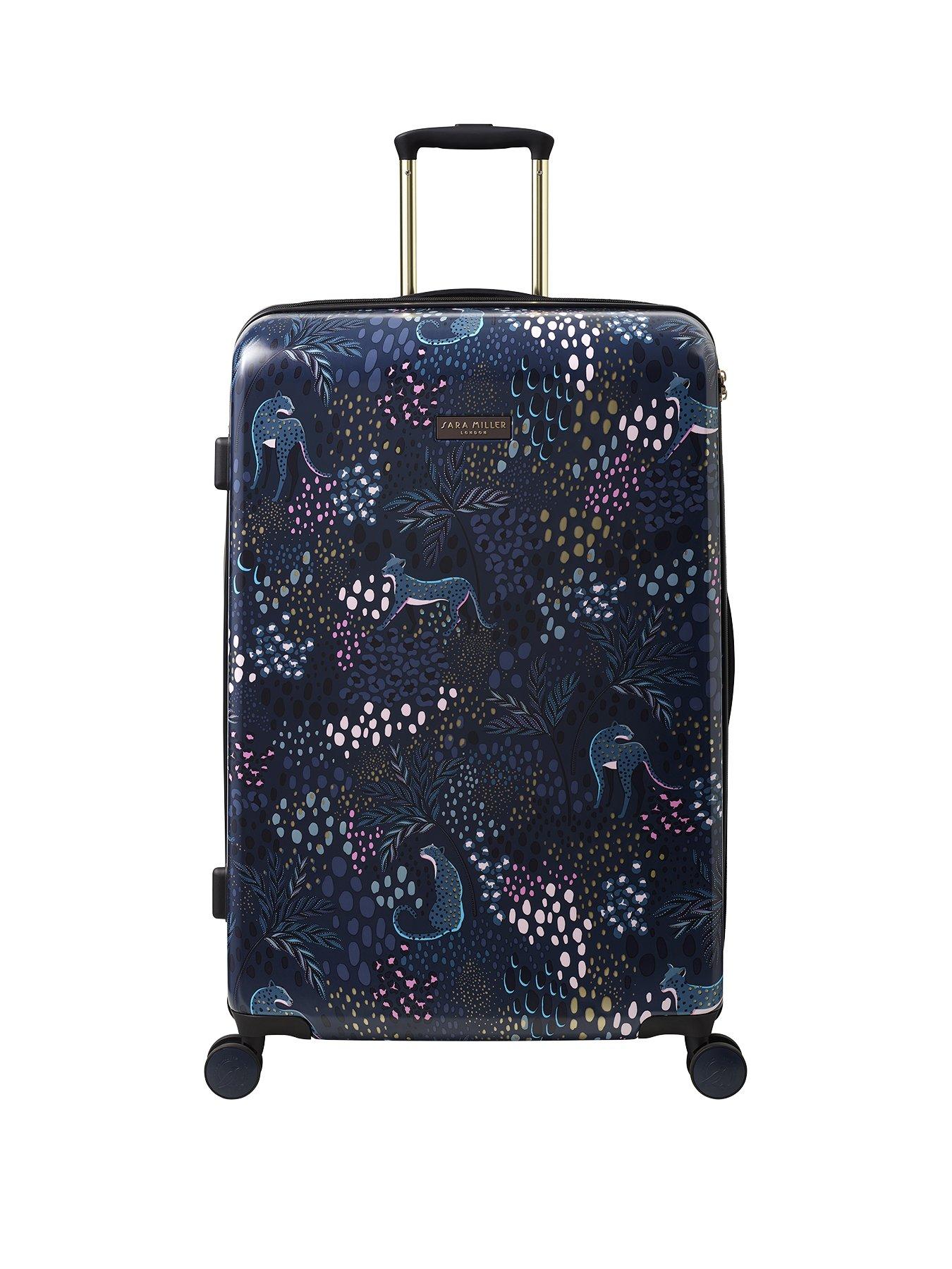 undefined Midnight Leopard Large Suitcase