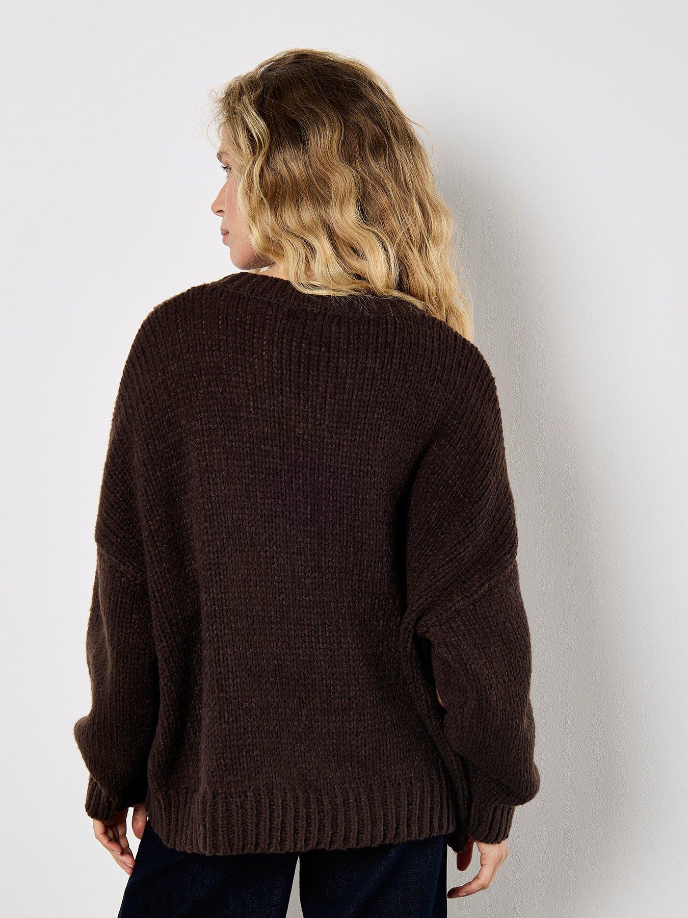 Image 2 of 4 of Apricot Embroidered Daisies Jumper