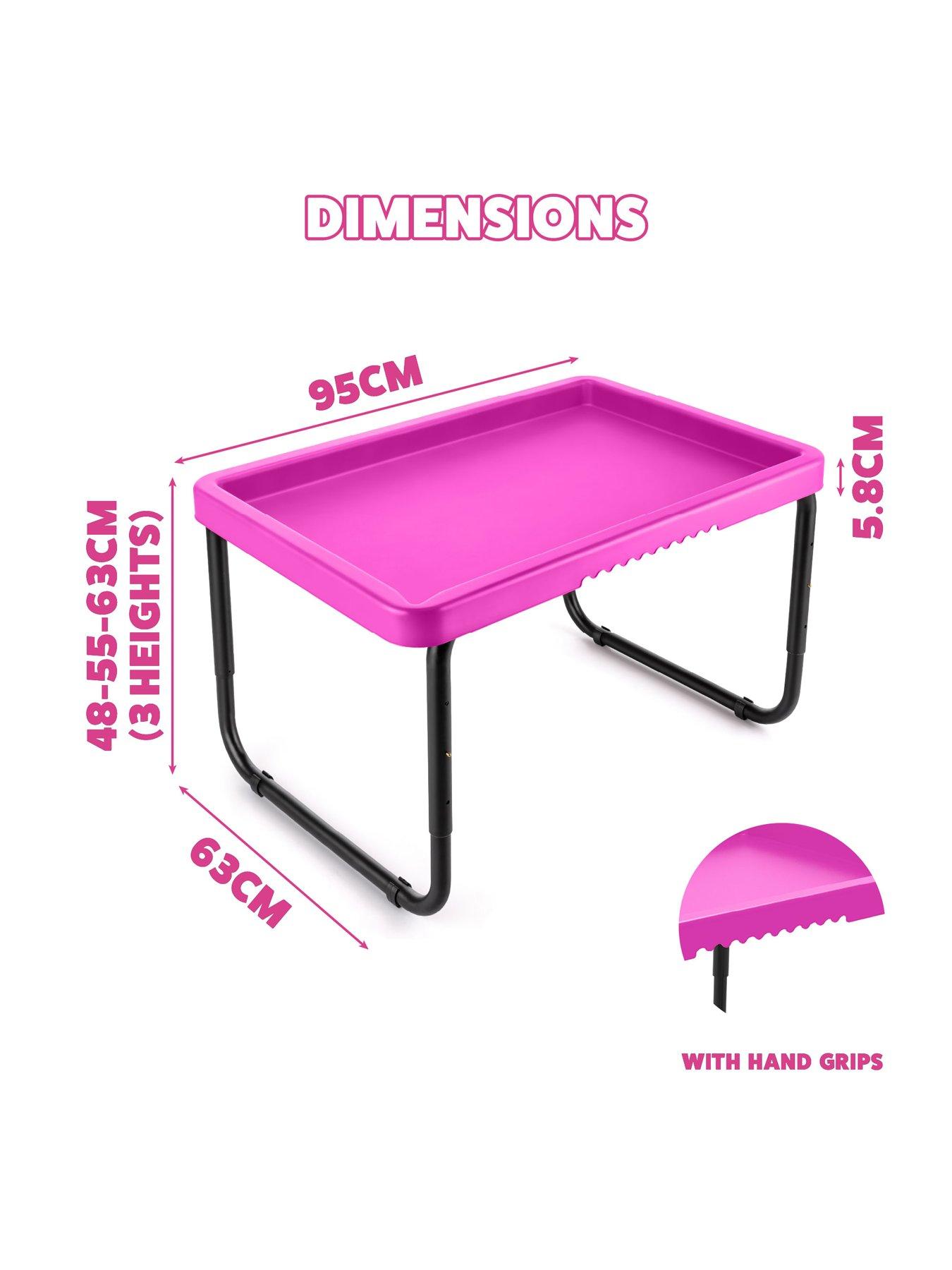 Image 2 of 7 of Toyrific Play Tray Messy Table for Indoor and Outdoor Play - Pink