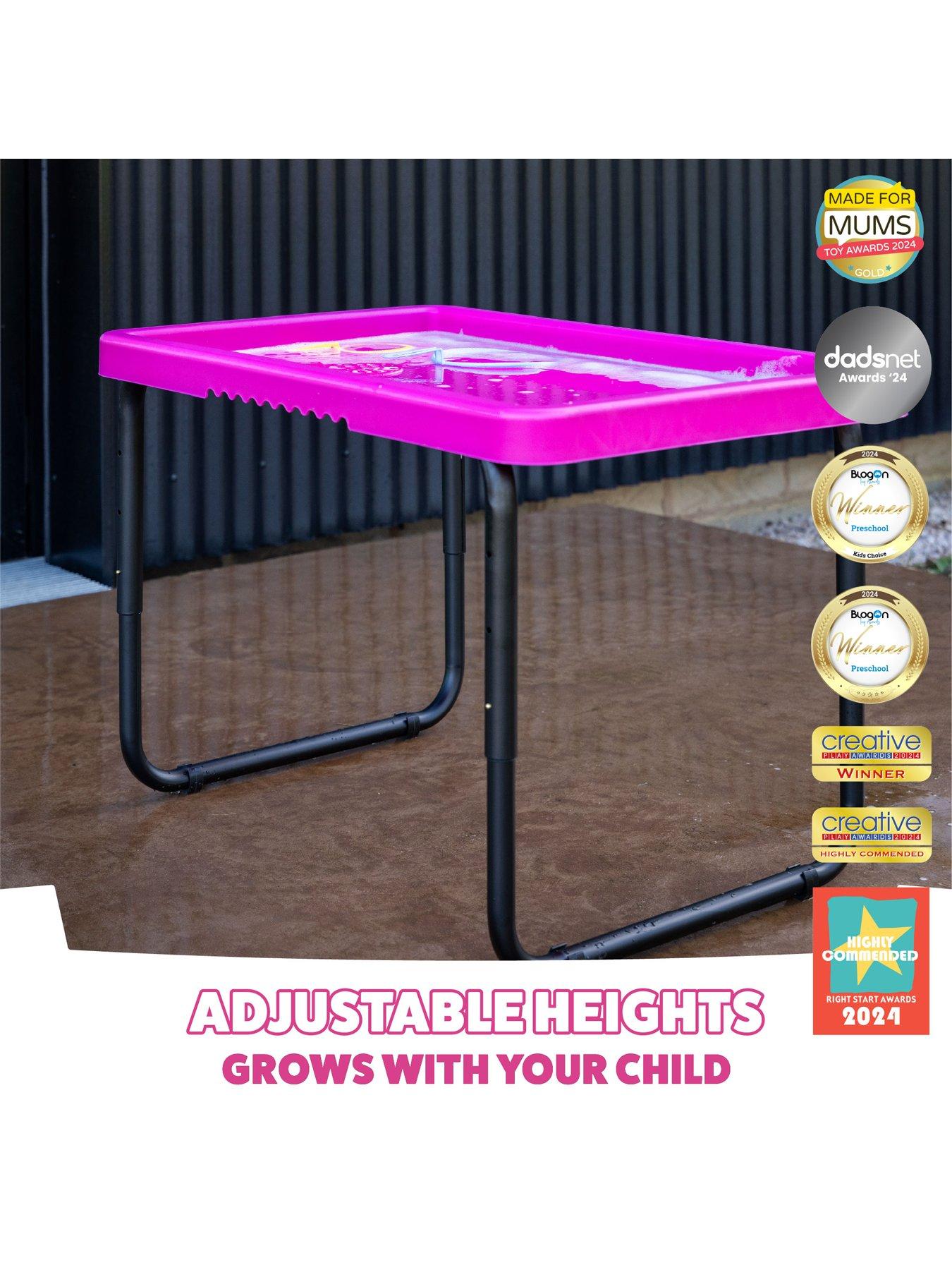 Image 3 of 7 of Toyrific Play Tray Messy Table for Indoor and Outdoor Play - Pink