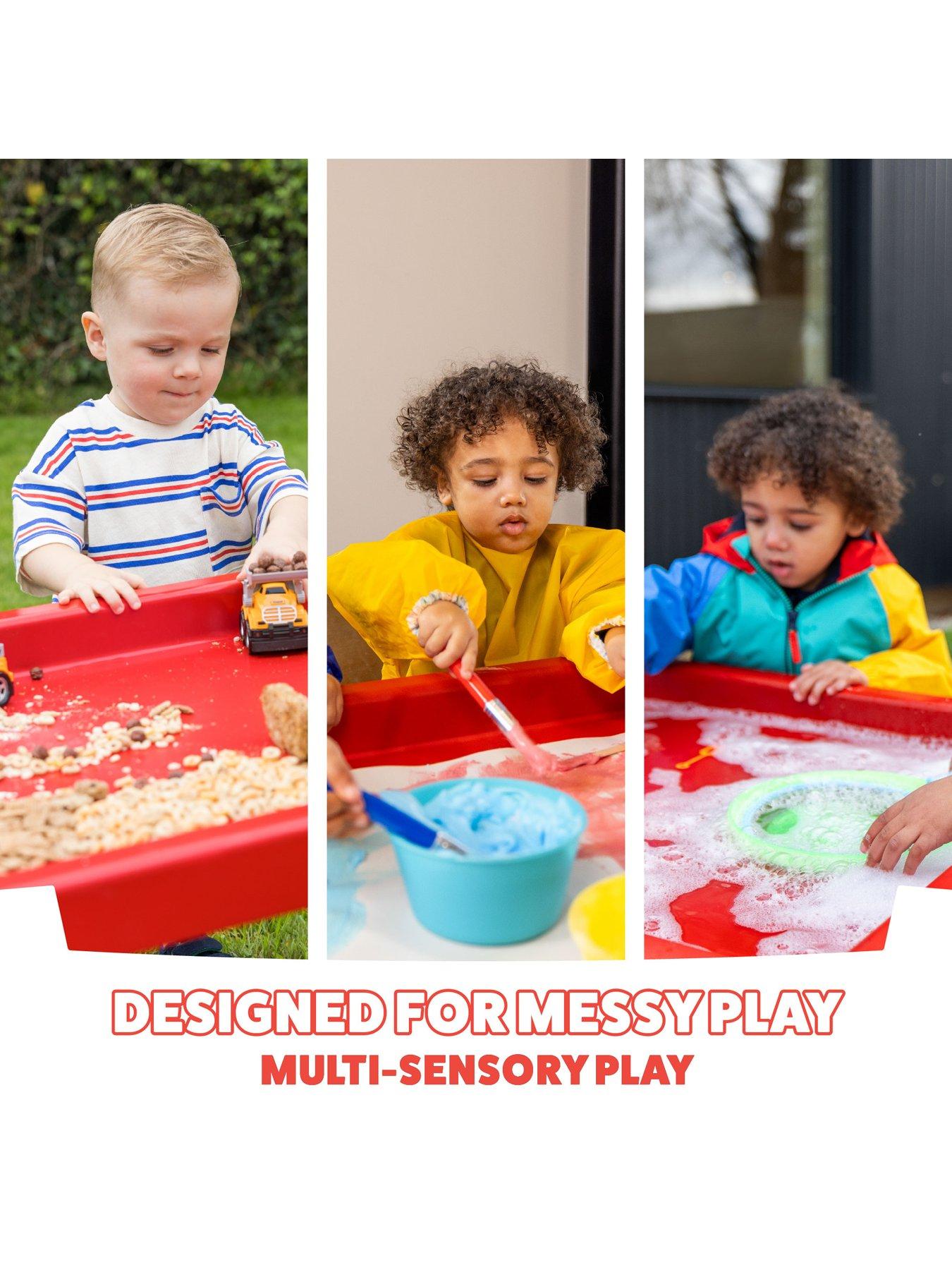 Image 4 of 7 of Toyrific Play Tray Messy Table with Play Mat Set Farm and Safari