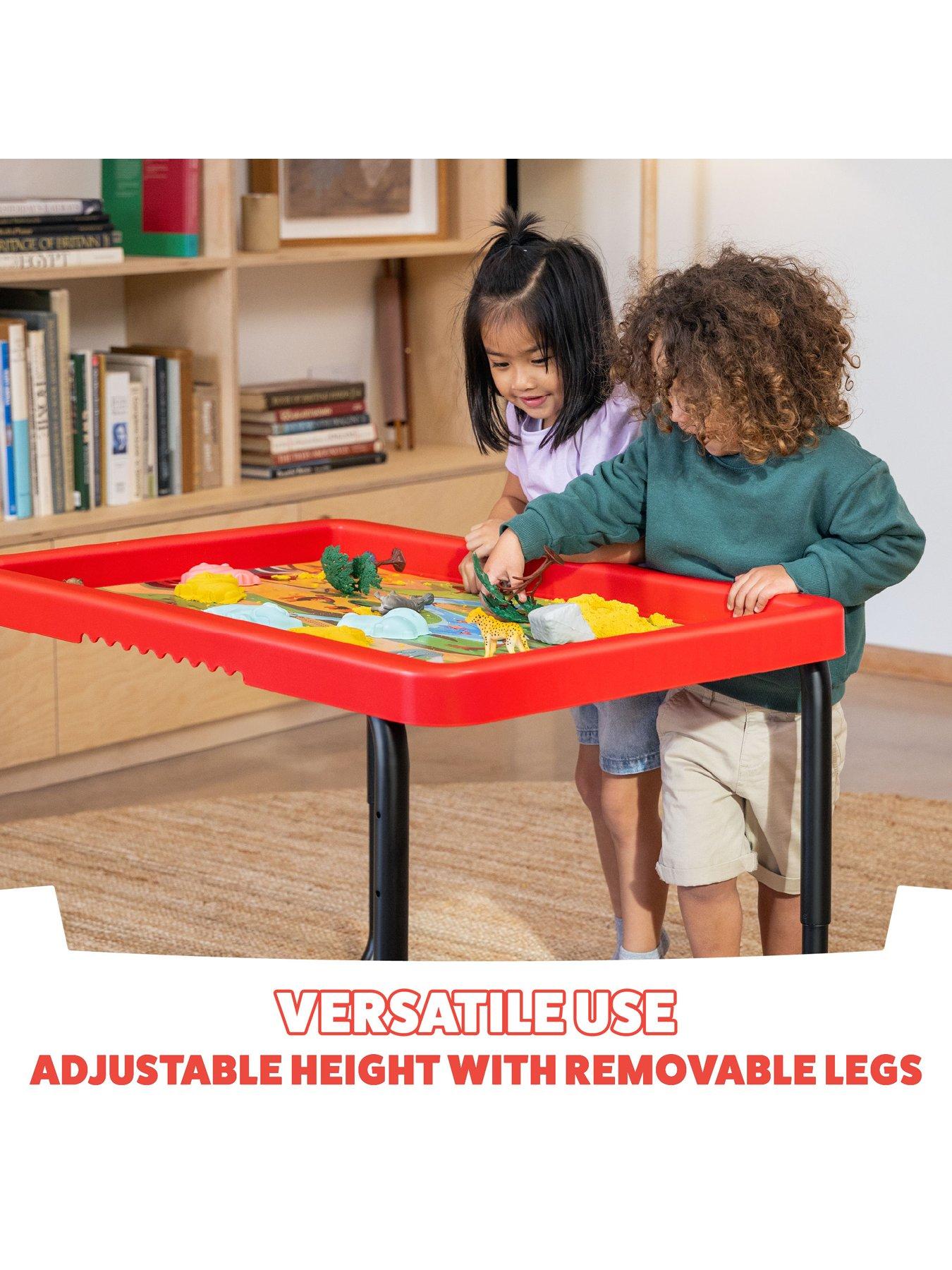 Image 5 of 7 of Toyrific Play Tray Messy Table with Play Mat Set Farm and Safari