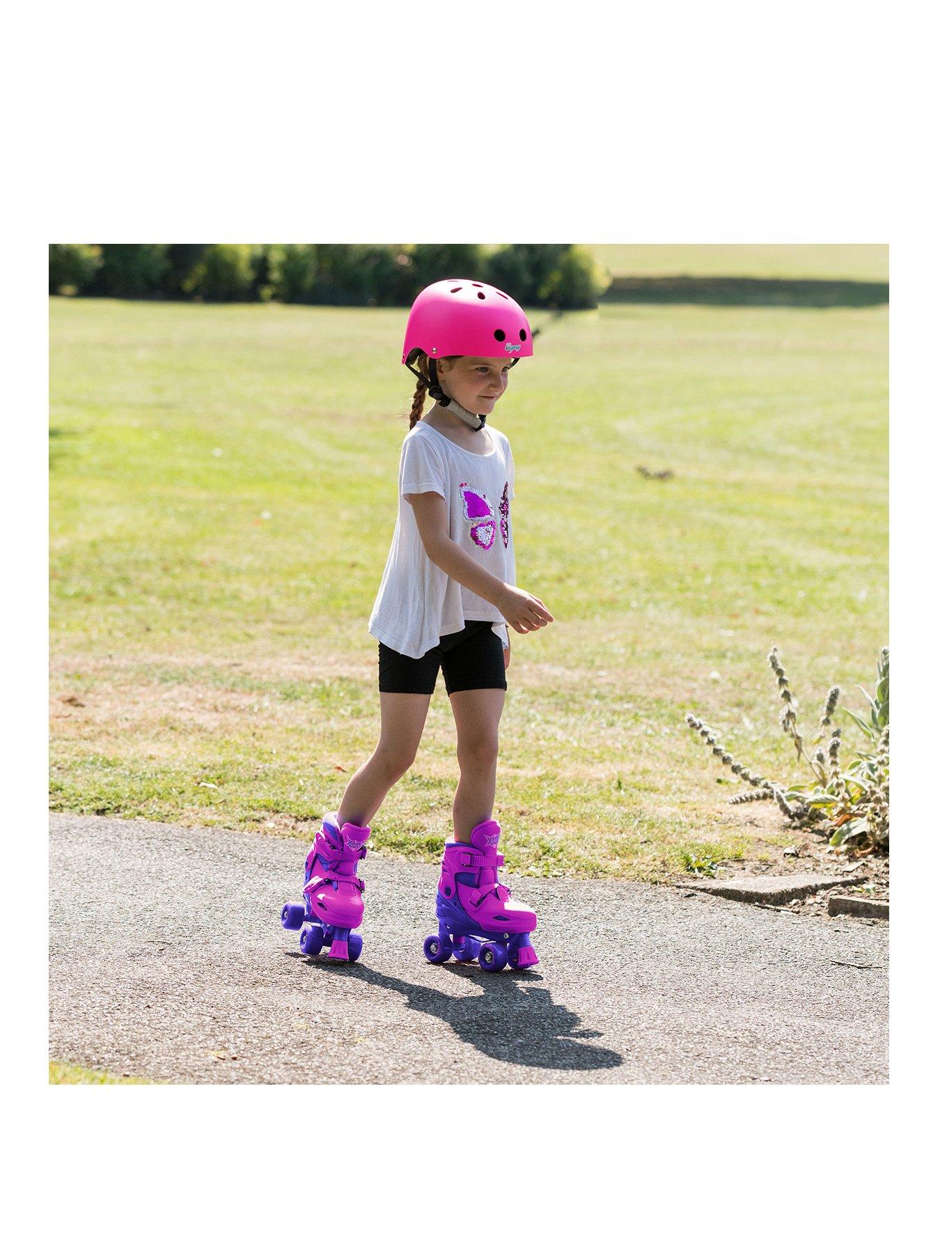 undefined Kids Adjustable Quad Skates - Purple - Small