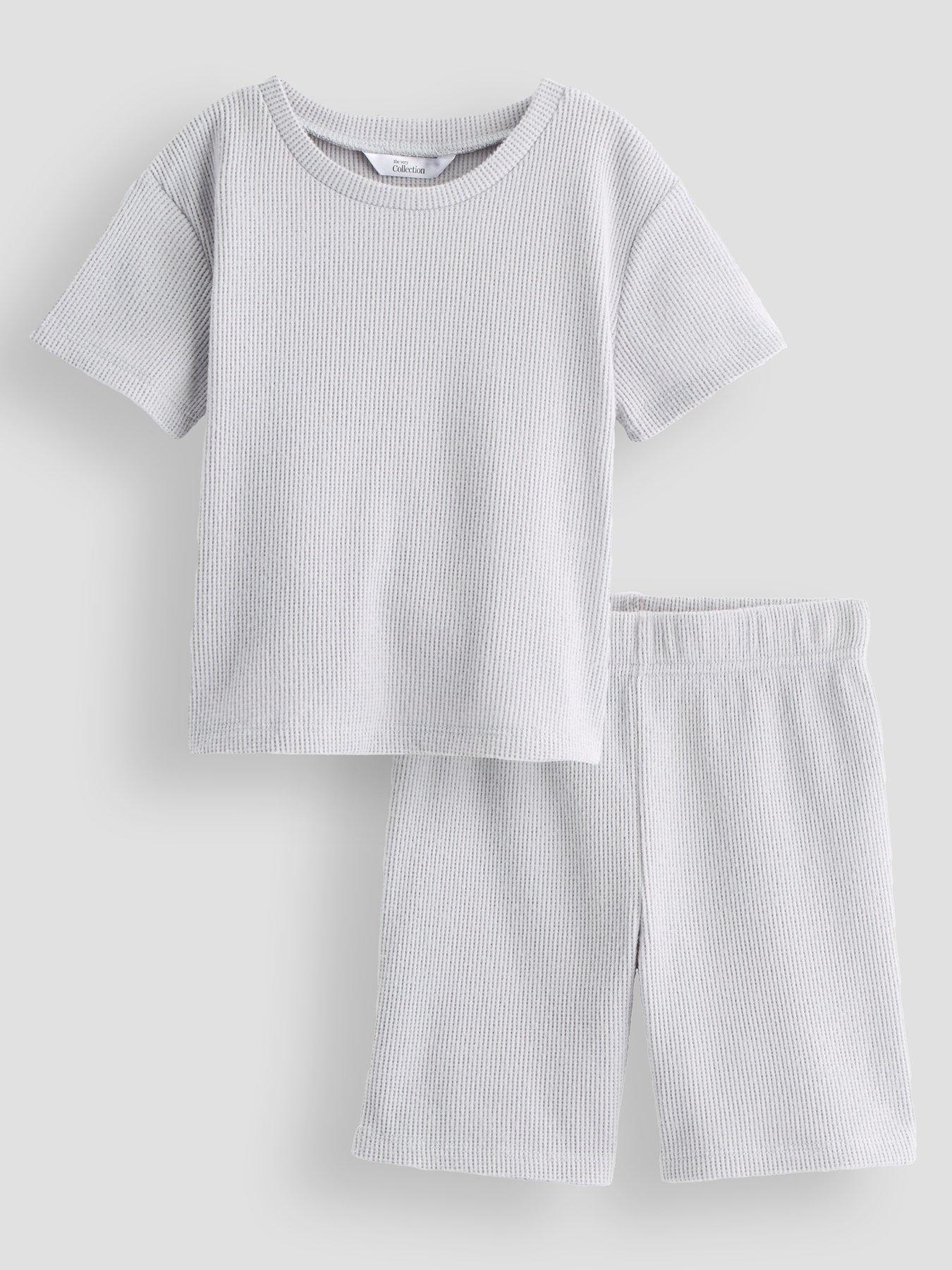Image 3 of 6 of The Very Collection Boys 3 Pack Tie Dye Textured Pyjama Shortie Set - Multi