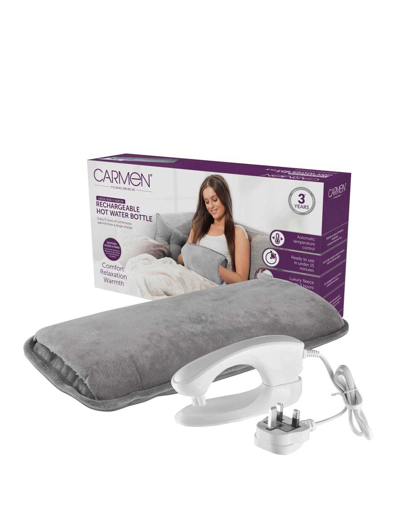 Carmen Spa Rechargeable Hot Water Bottle- Grey