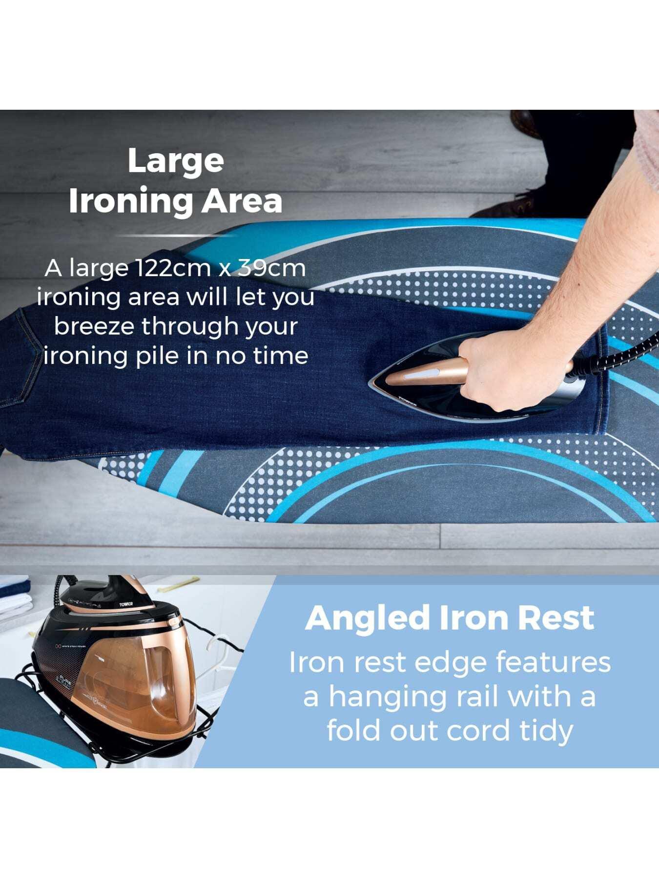 Image 2 of 6 of Tower Large Ironing Board Eclipse Black