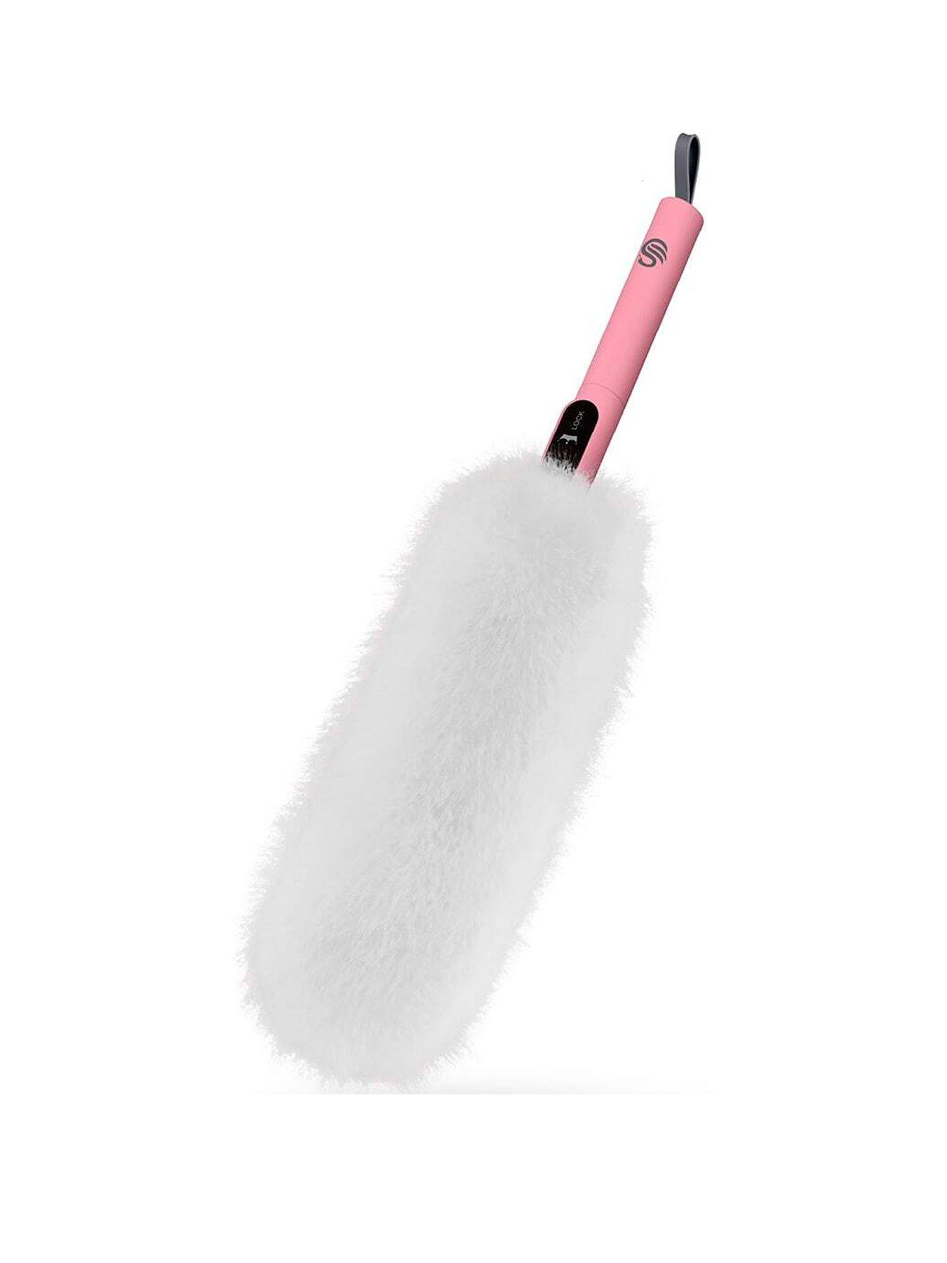 Swan Lynsey 2-in-1 Microfiber Duster with Hanging Loop - Pink