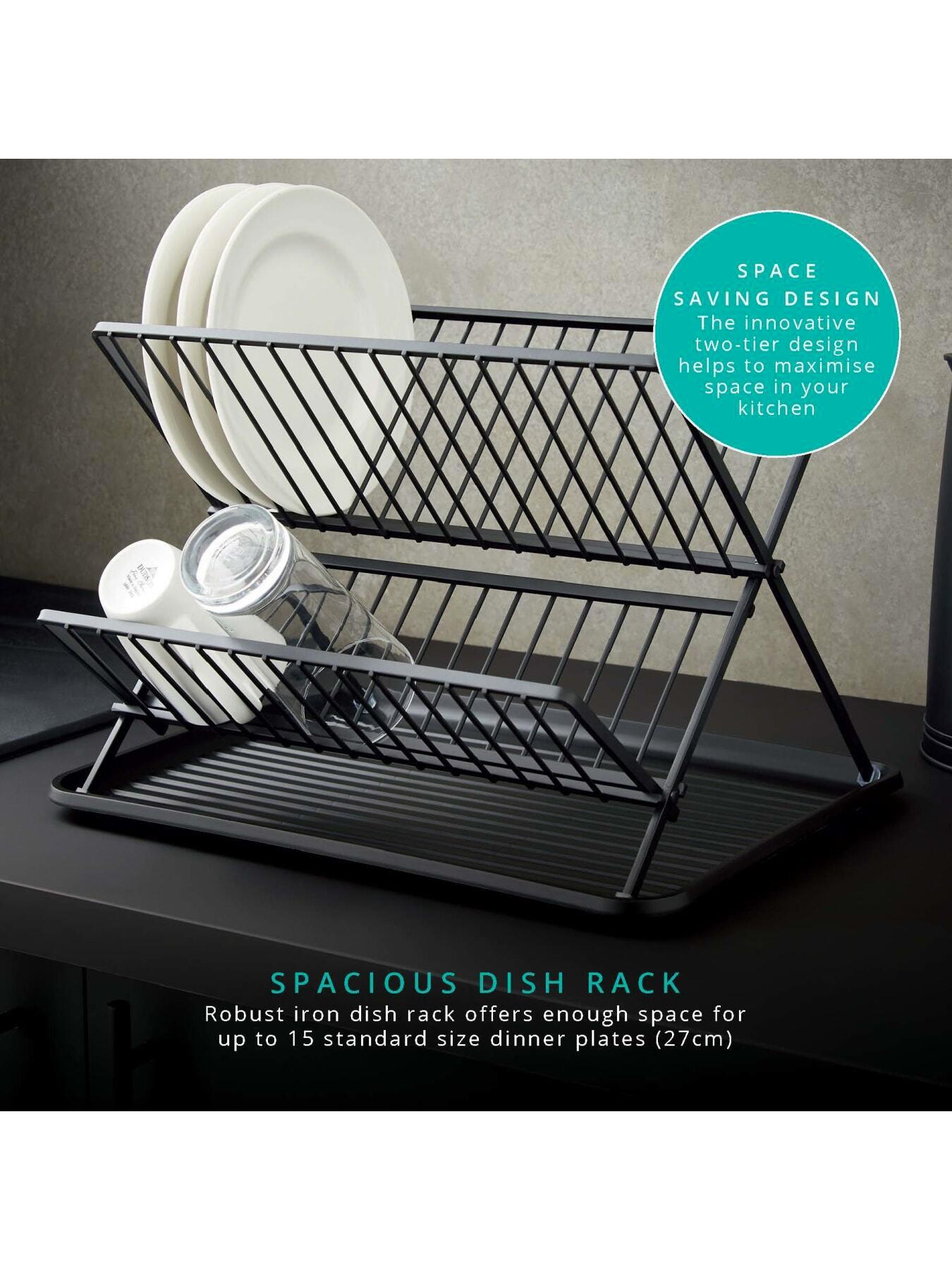 Swan Stealth Collapsible Dish Rack | Very