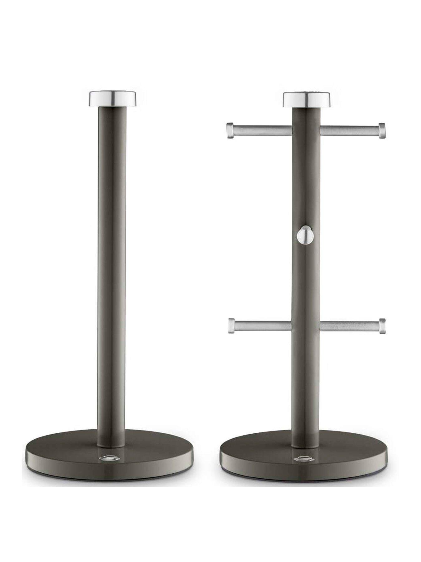 Swan Townhouse Towel Pole And Mug Tree Set