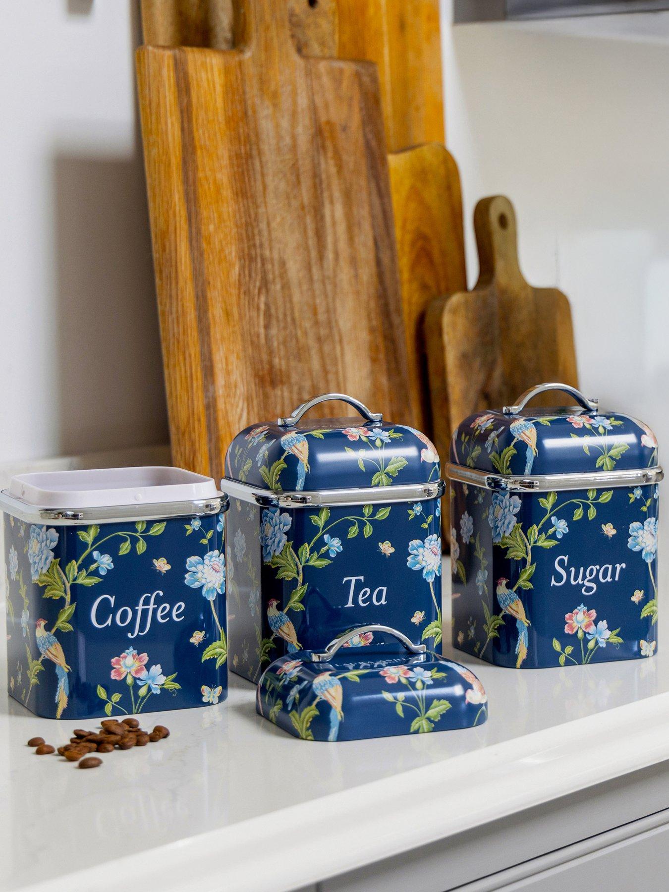 Laura Ashley Set Of 3 Canisters