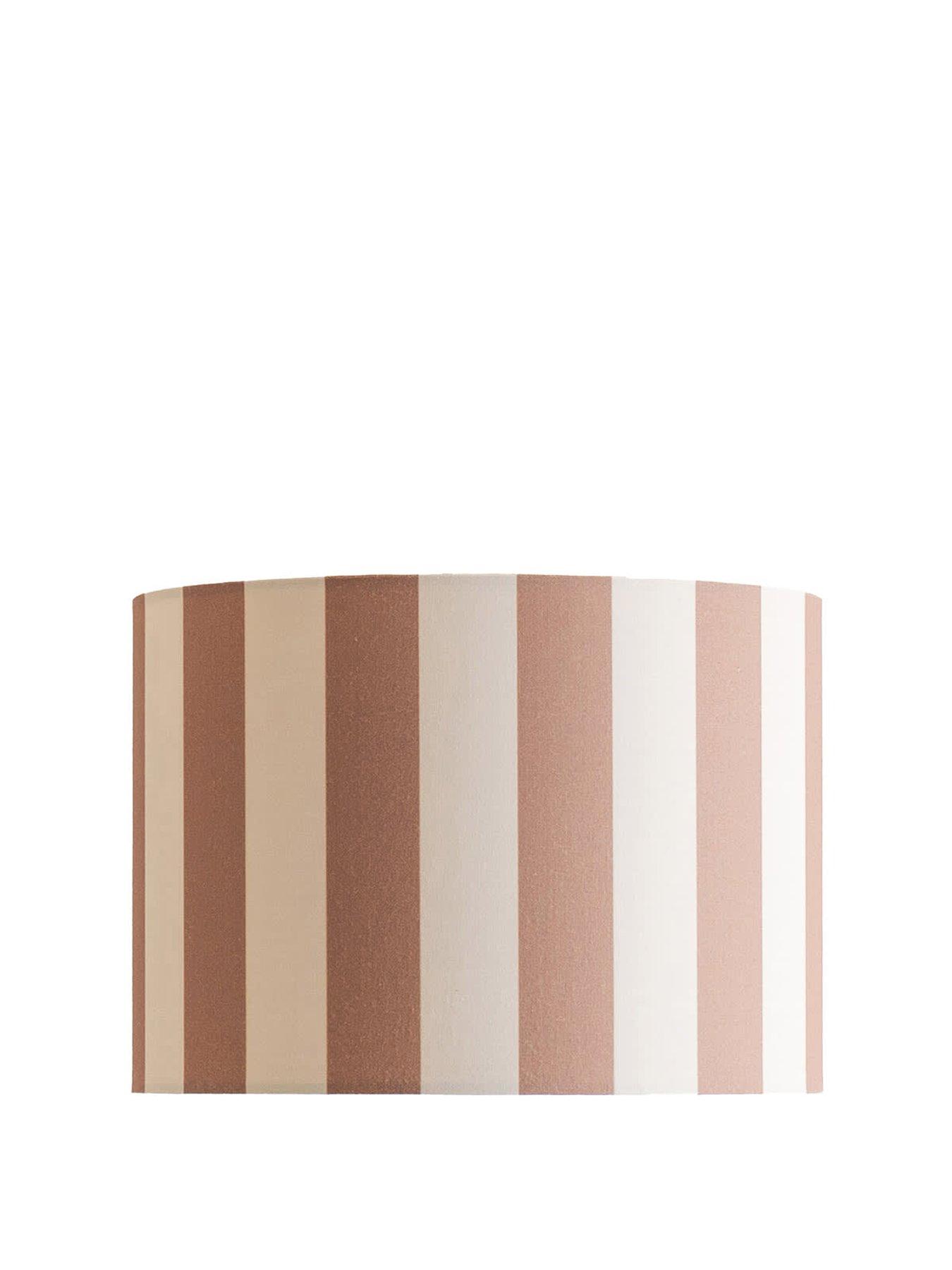 ValueLights Callie Large Colour Clash Shade In Natural And Brown