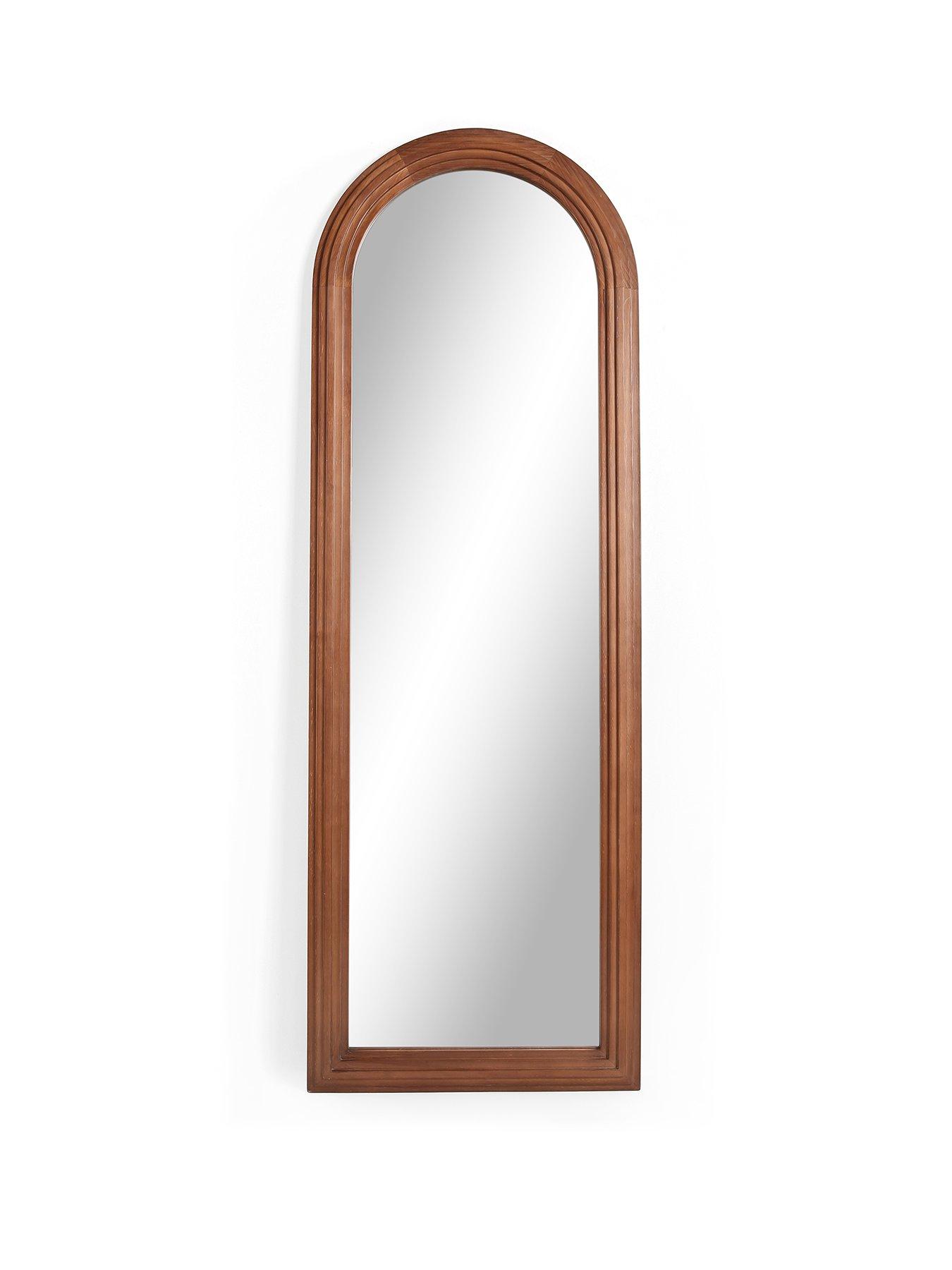 Image 2 of 5 of The Very Collection Arched Ribbed Standing Mirror 61x178cm