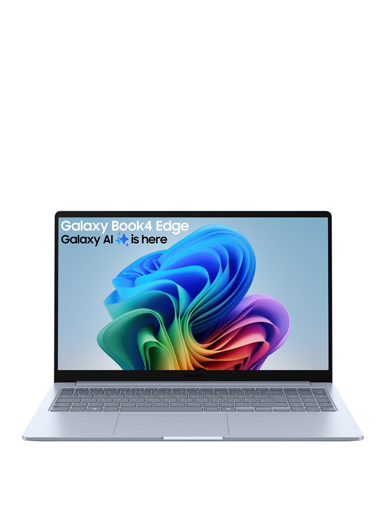 Samsung Galaxy Book4 Edge - Copilot+ PC - 15.6in Laptop, FHD IPS, Snapdragon X, 16GB RAM, 256GB SSD - Sapphire Blue
