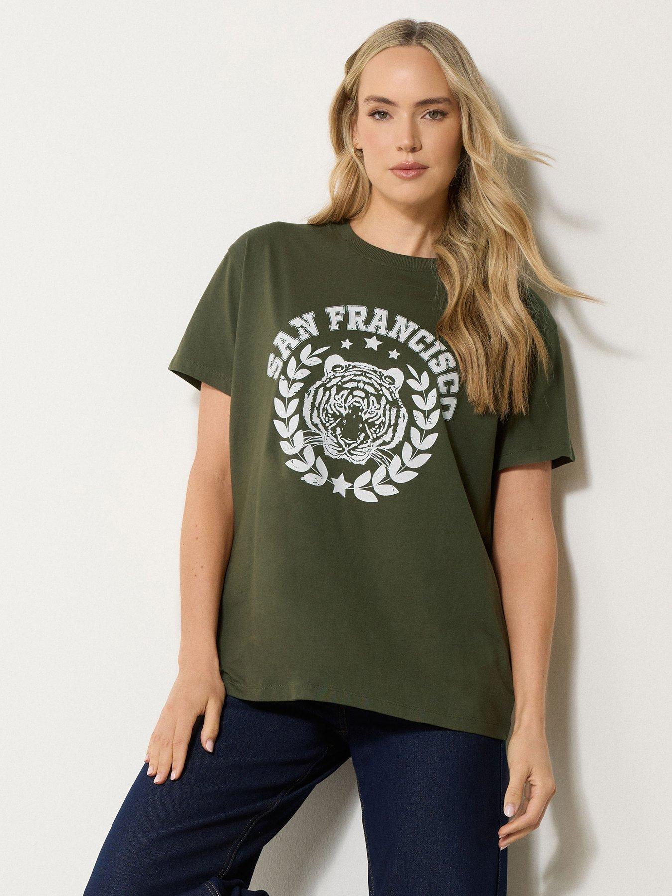 undefined San Francisco Oversized T-Shirt - Green