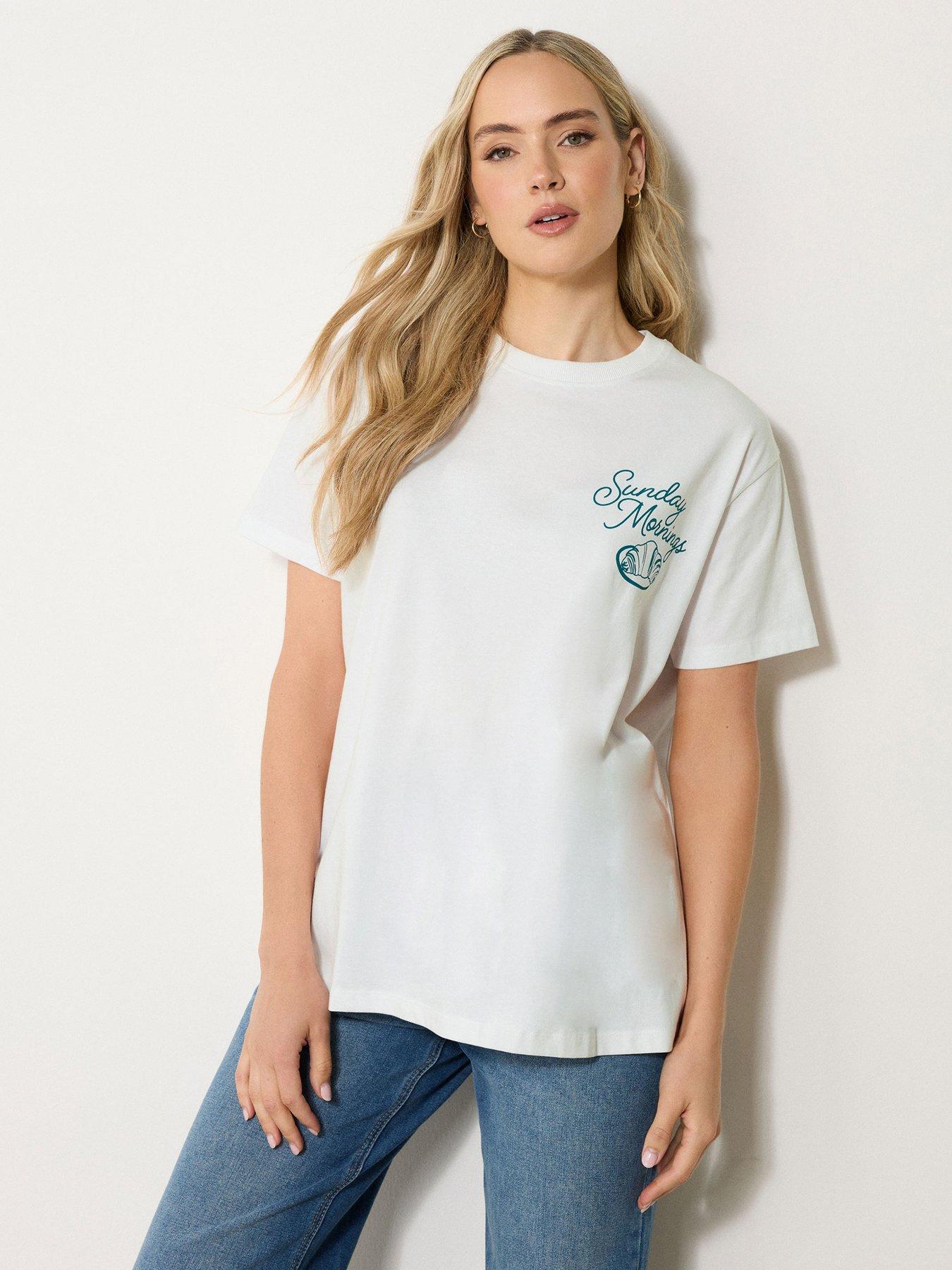 undefined Breakfast Club Oversized T-Shirt - White