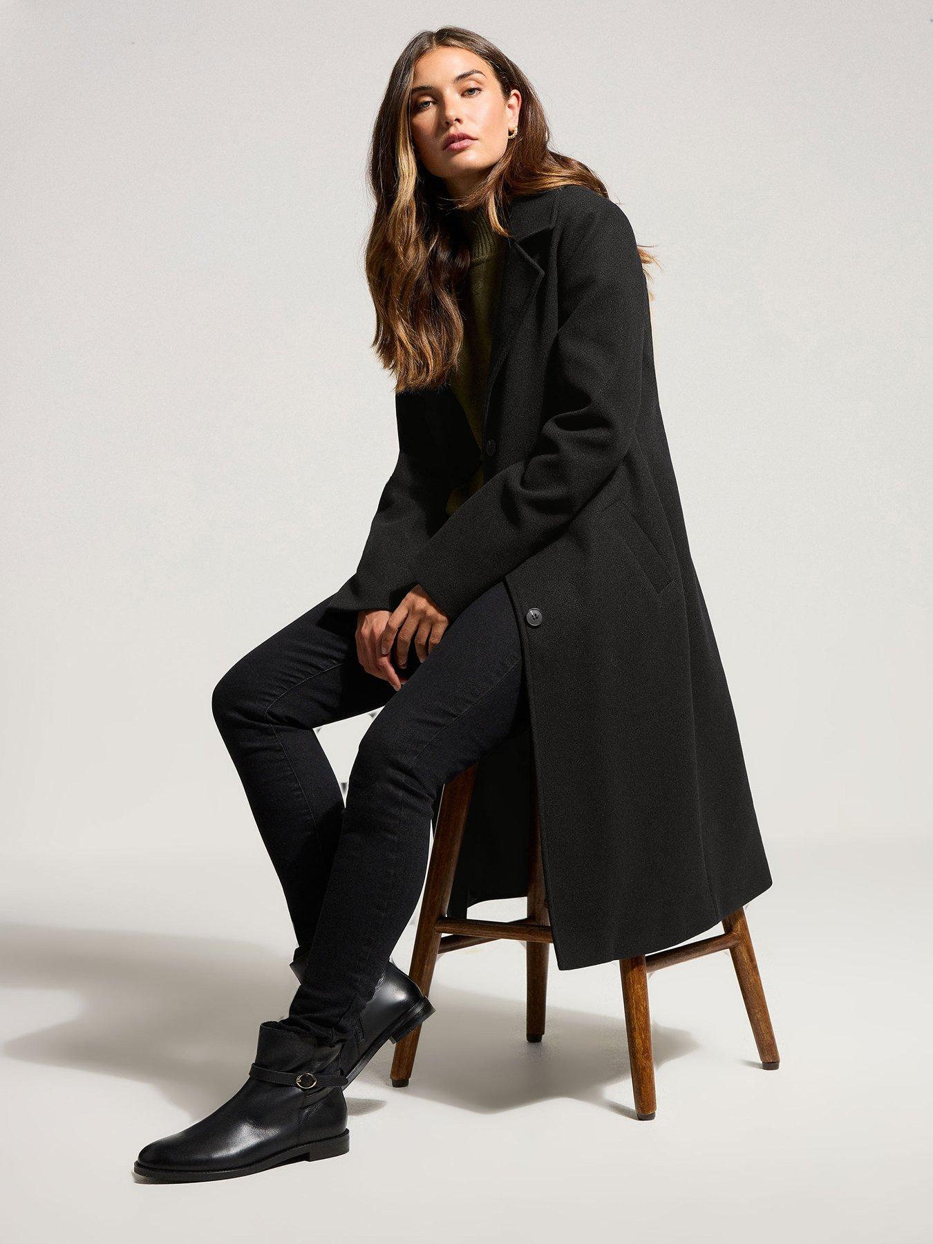 undefined City Coat - Black