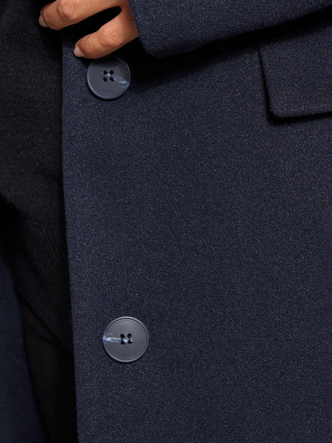 Image 4 of 4 of Long Tall Sally Maxi City Coat - Blue