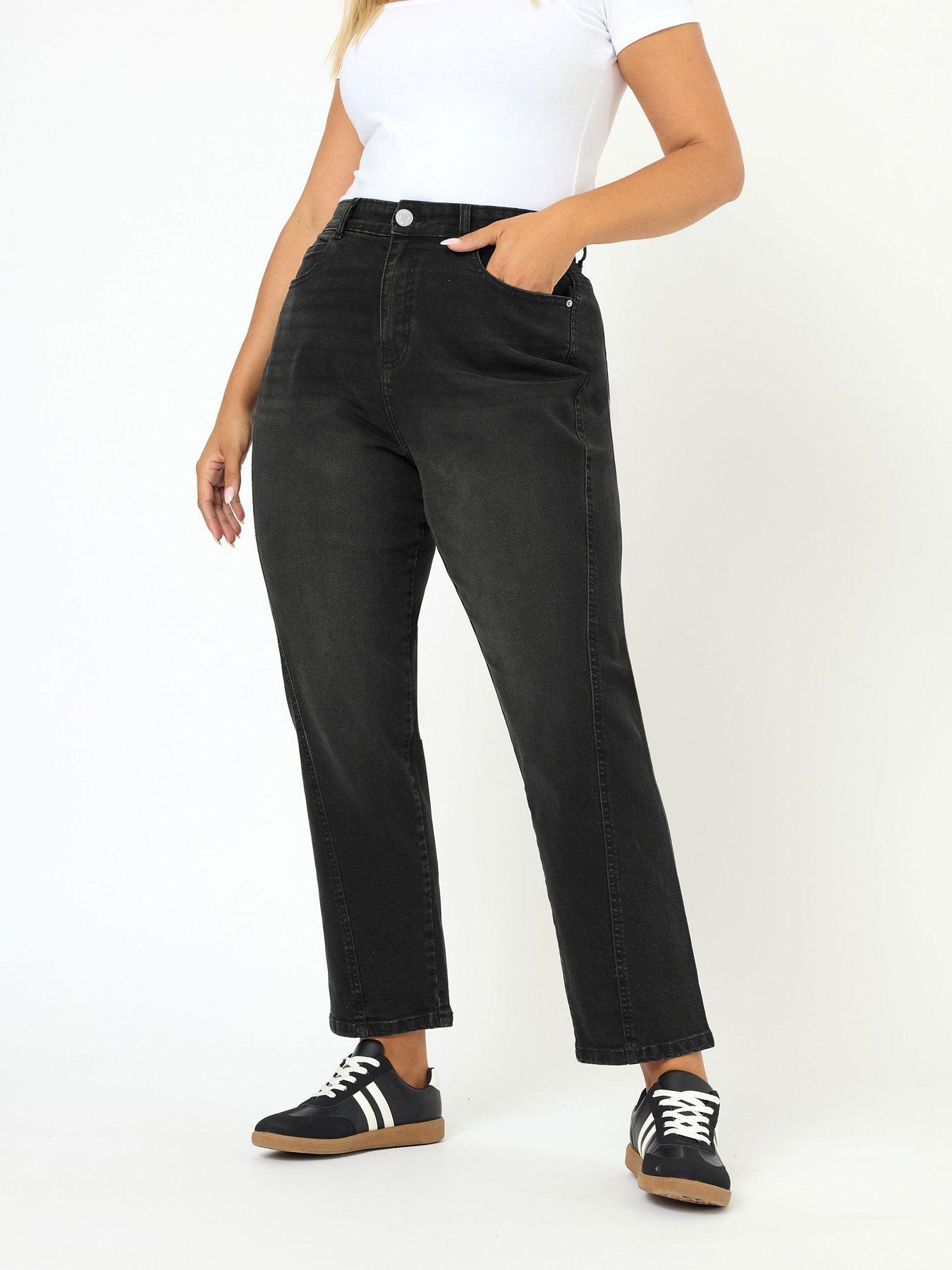Yours Curve Carrot Jean - Black