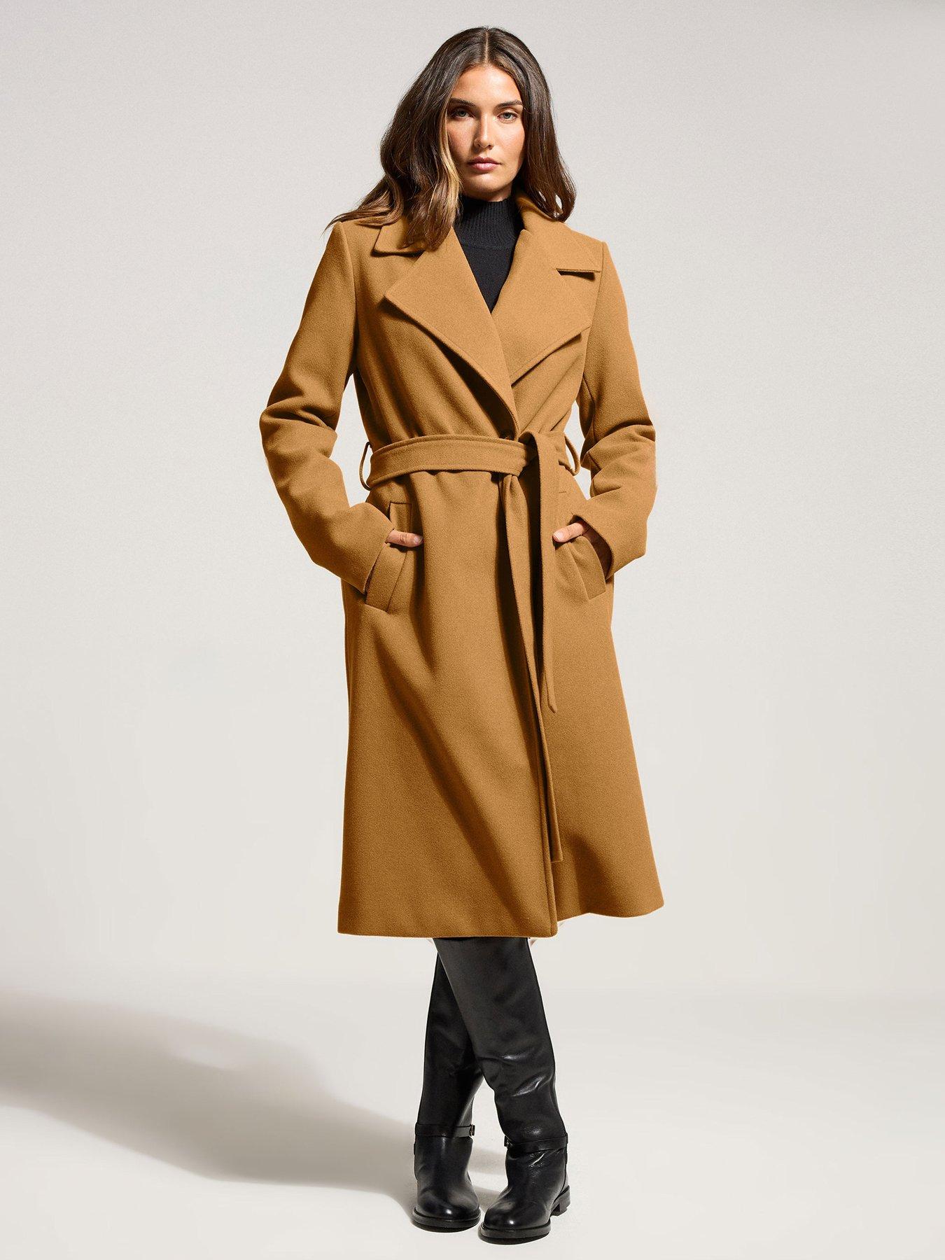 undefined Wrap Coat - Natural